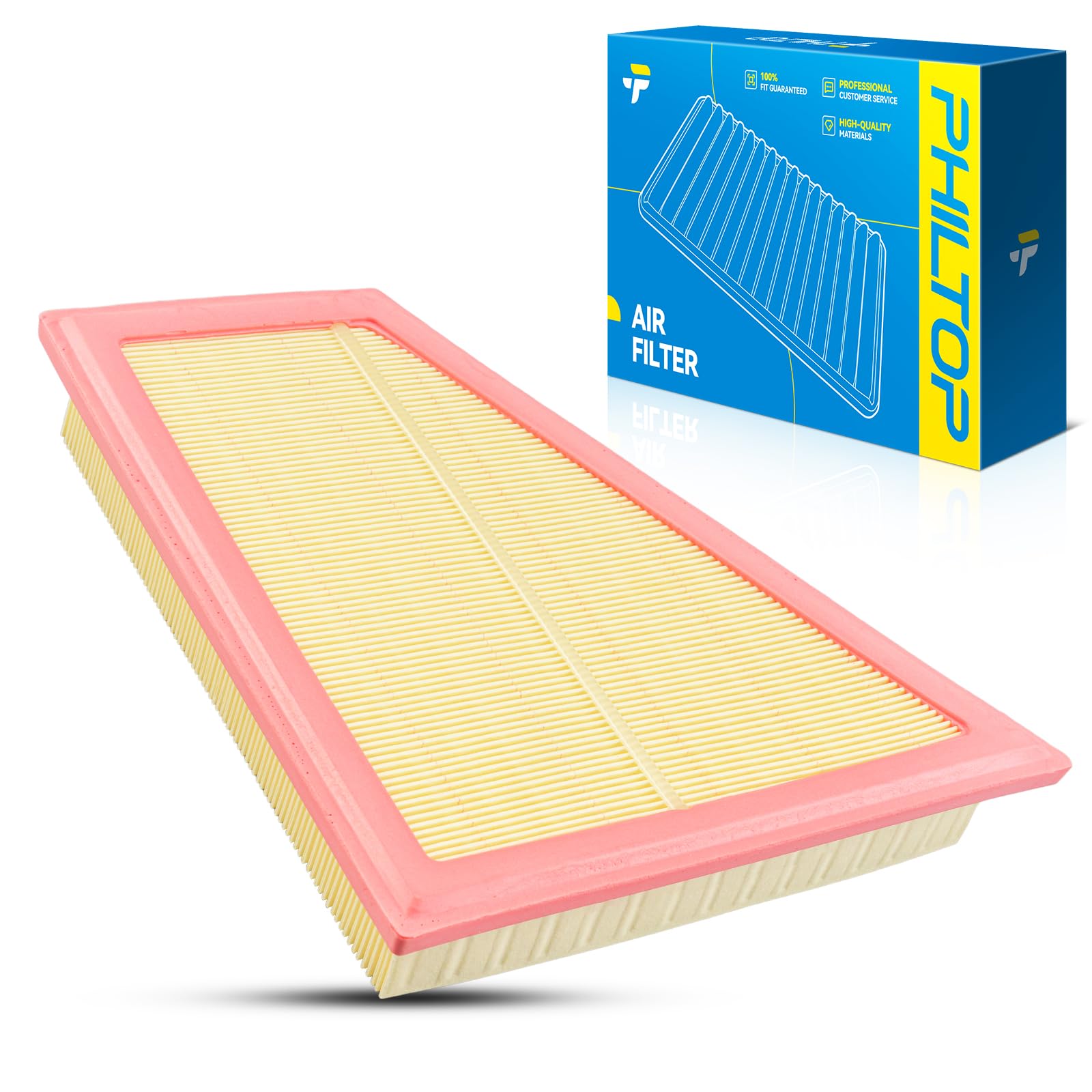 PHILTOP Engine air filter CA10994 Replacement for BMW F10 E84 E89 528i, 528i xDrive, X1, Z4, 2011-2016, 2.0L 3.0L, Flexible Pane