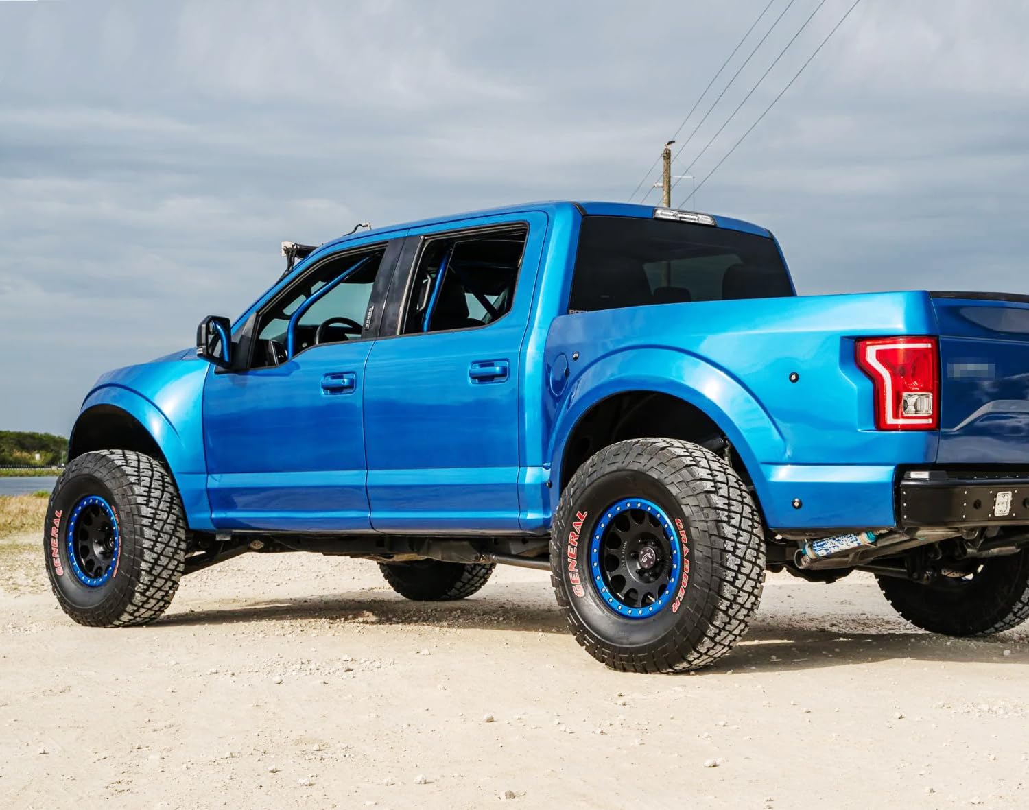 Ijdmtoy Clear Lens W/Chrome Reflector Full Led High Mount Third Brake Lamp W/ F1 Strobe Flash Feature Compatible With Ford 2015-