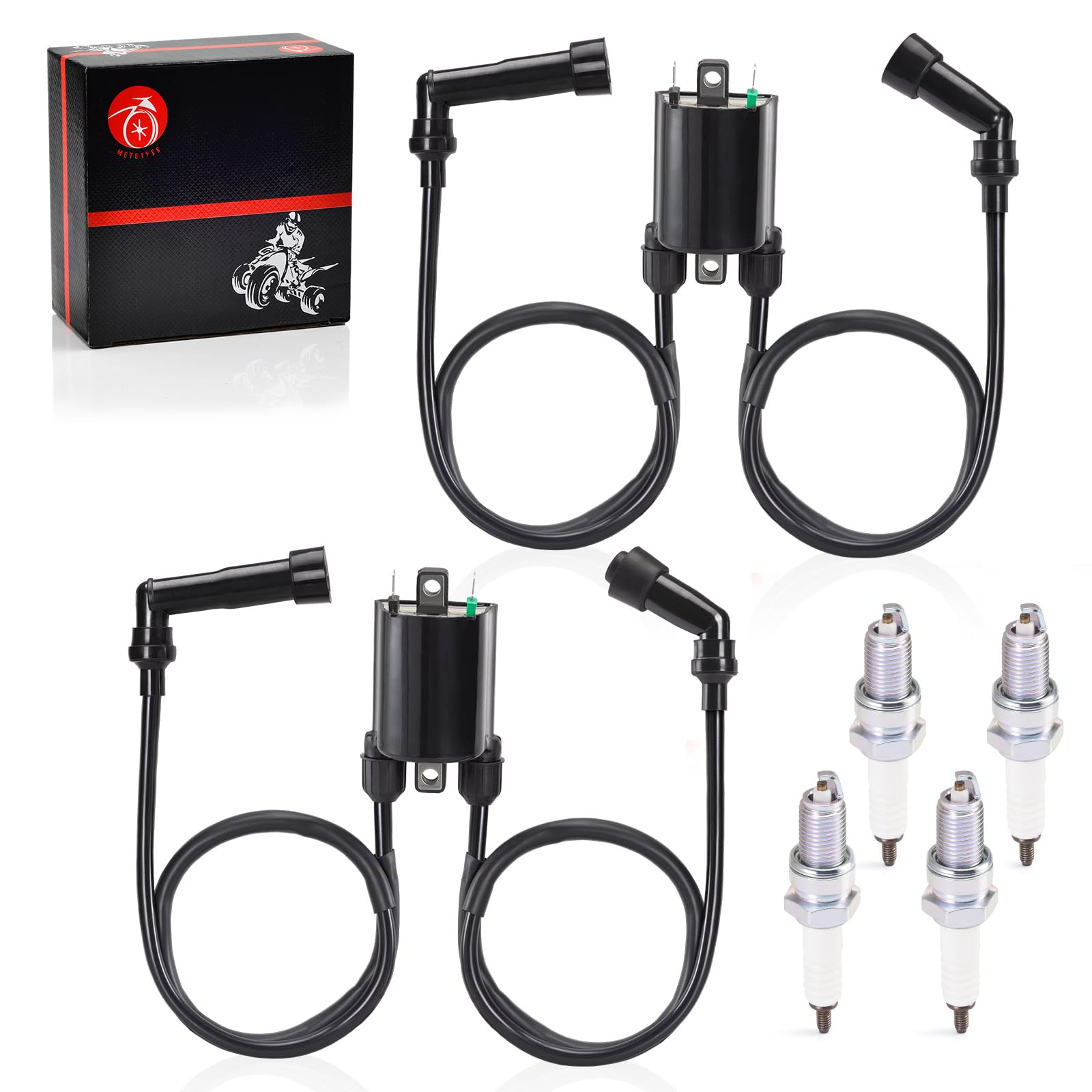 Ignition Coil & Spark plug for Kawasaki VN1600 Vulcan 1600 2003-2007
