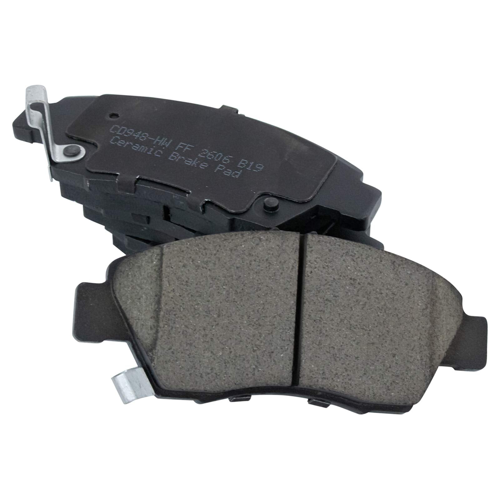 Trq Front Brake Pad & Rotor Kit Brake Pads Brake Rotor Ceramic Compatible With 2003-2005 Honda Civic 1994-1997 Civic Del Sol 200