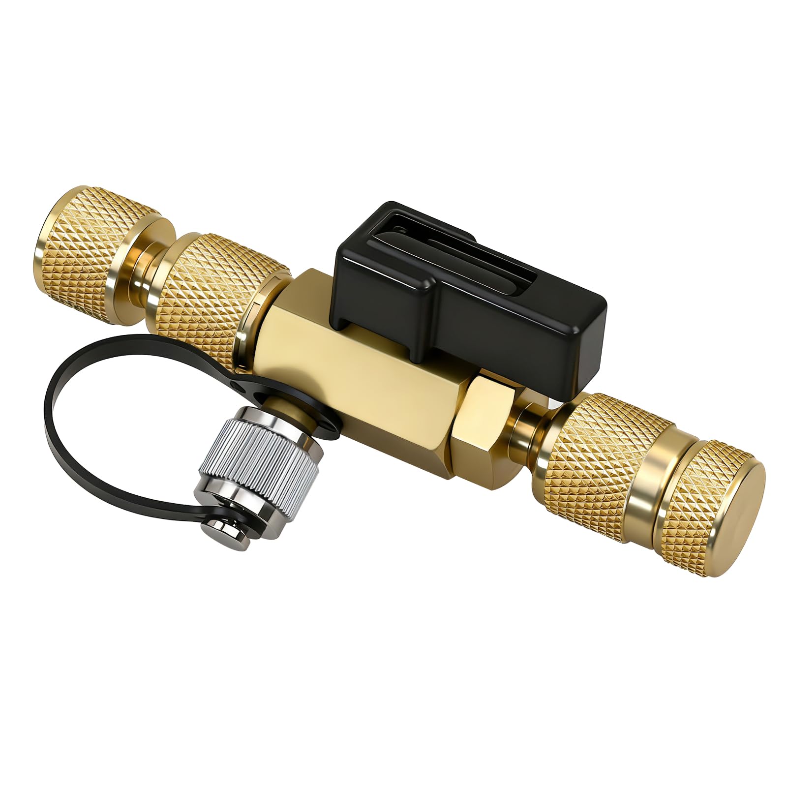 HAVC Valve Core Removal Tool, 1/4& 5/16 Dual Valve Mega Flow Vacuum-Rated Valve Core Removal Tool, Dual Head Core Removal Tool f