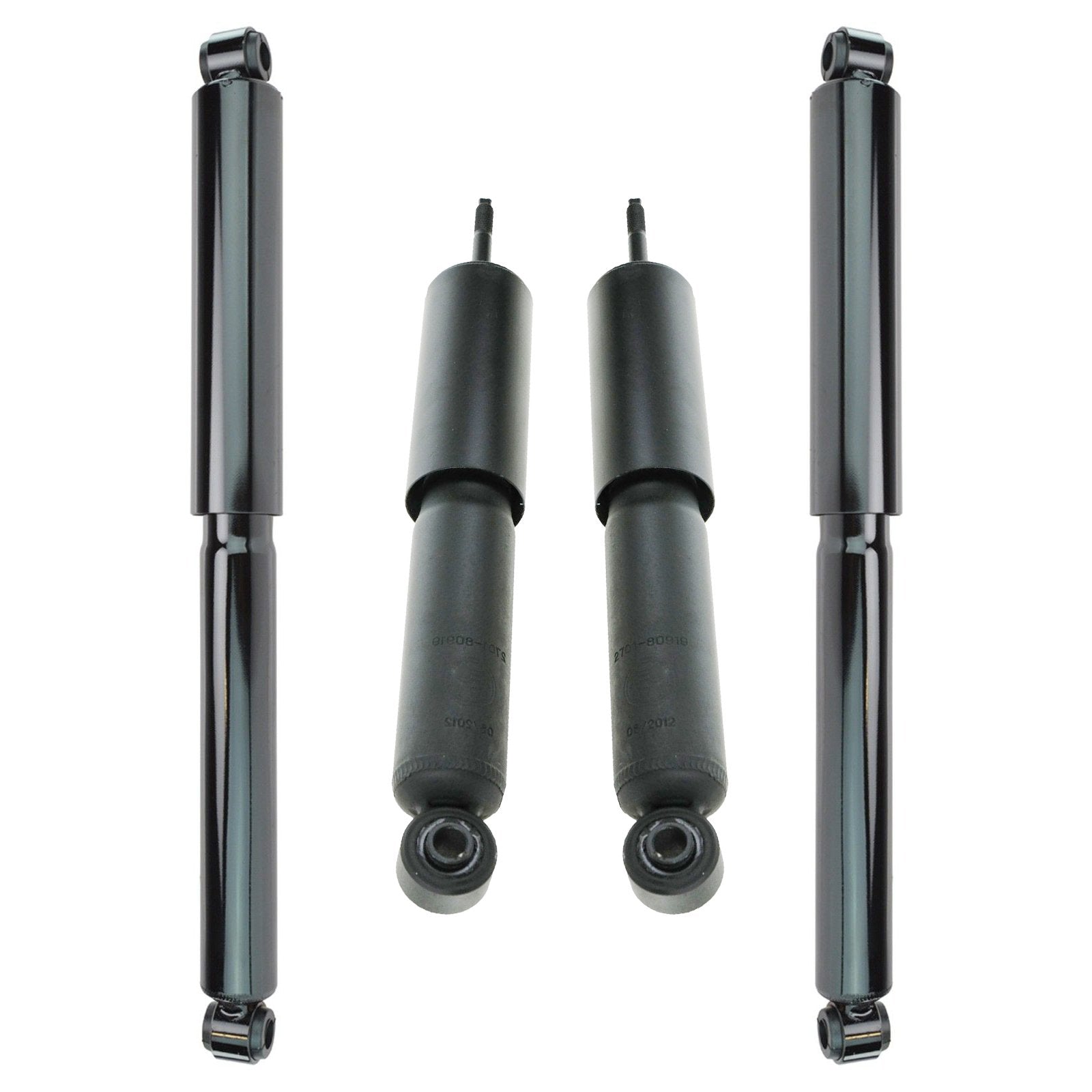 Trq Front And Rear Shock Absorber Set Compatible With 2000-2001 Nissan Frontier 2000-2004 Xterra