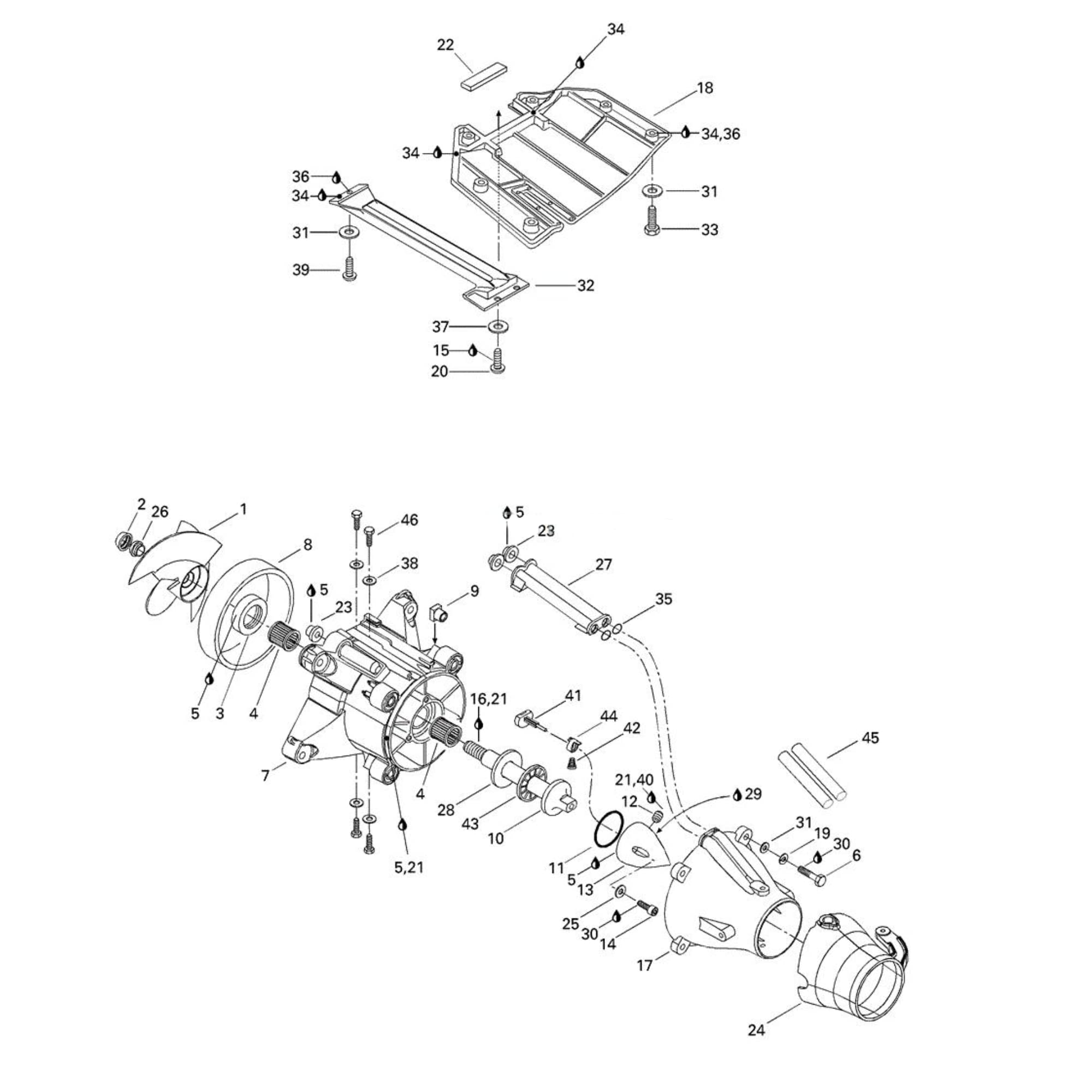 Sea-Doo New Oem Propulsion Boot Impeller, 271000516