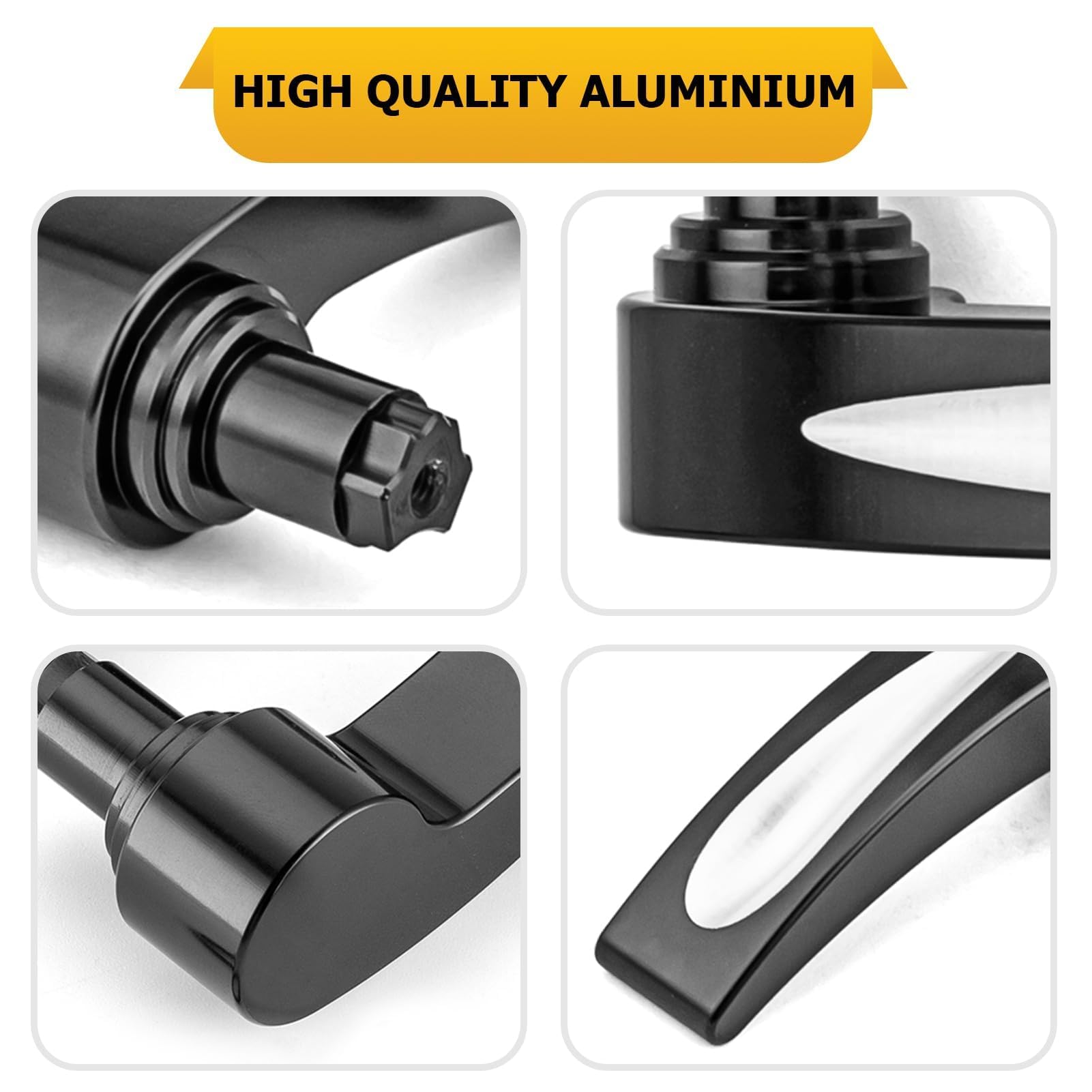 Dasen Saddlebag Latch Lever, Black Saddlebag Lid Lifters Compatible With Harley Touring Street Glide Road King Electra Glide Road Glide 2014-2024