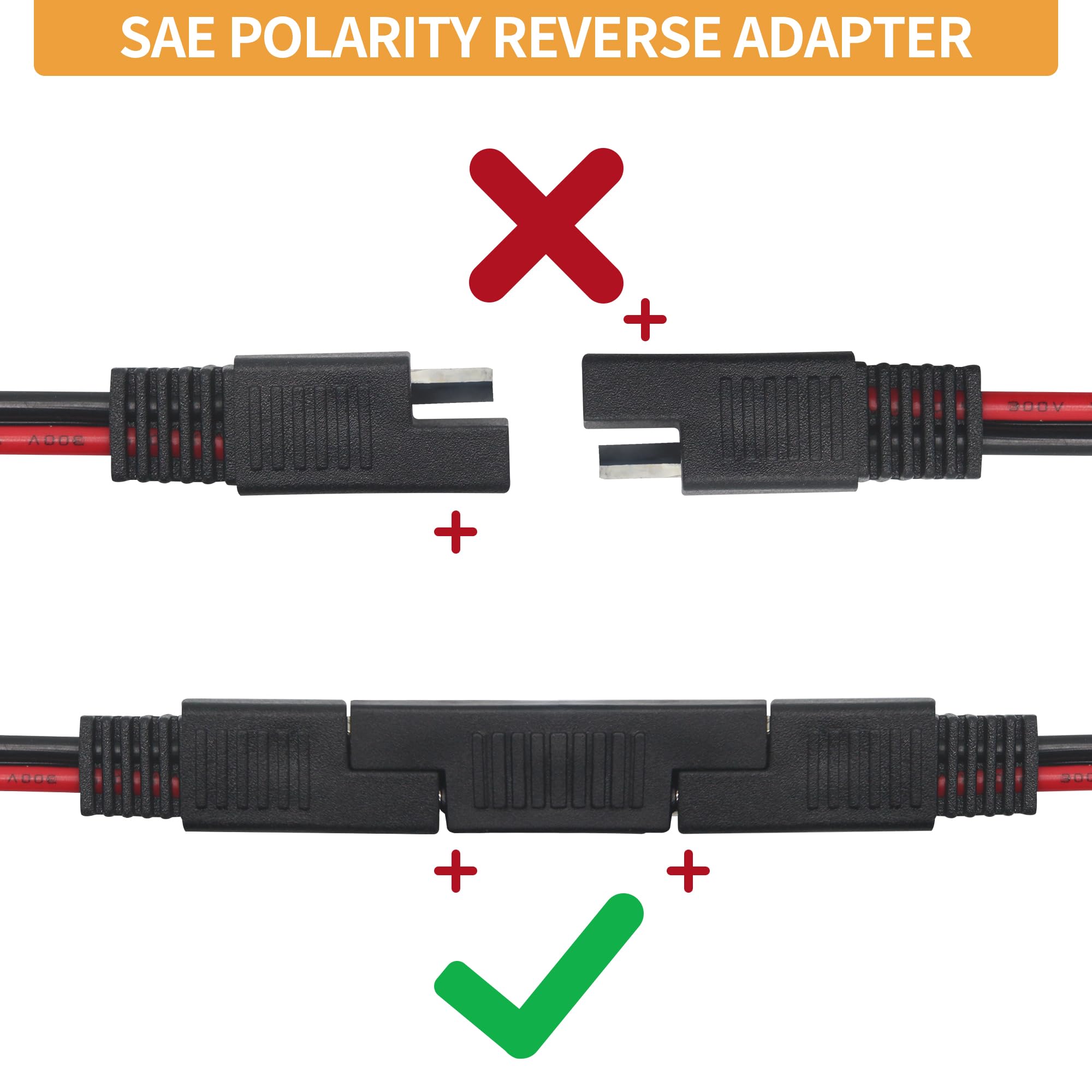 Sae Battery Alligator Clips Wire Harness 20Inch 16Awg, 12V Alligator Clips With Wires For Battery Charger Connector, Sprayer Par