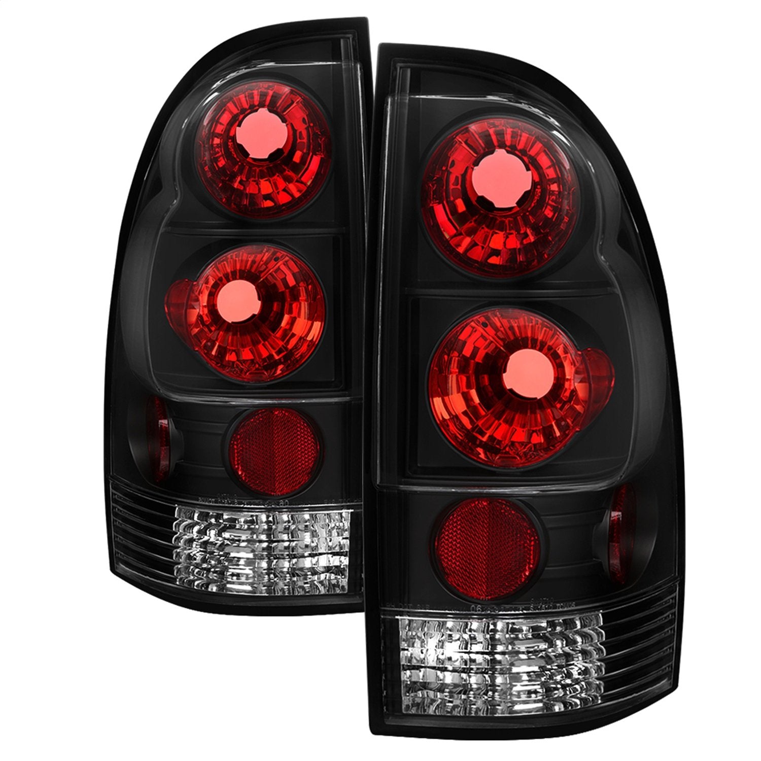 Spyder Auto 5007896 Euro Style Tail Lights Black/Clear