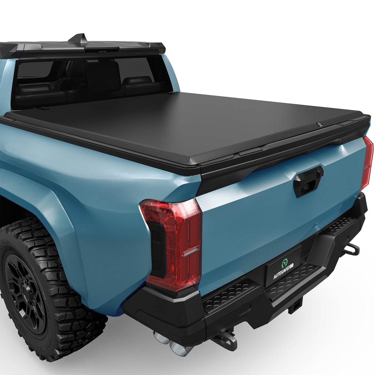 Autosaver88 Soft Tri-Fold Truck Bed Tonneau Cover Fits For Toyota Tacoma 2024 2025 5Ft Bed (Excl. Trail Edition)
