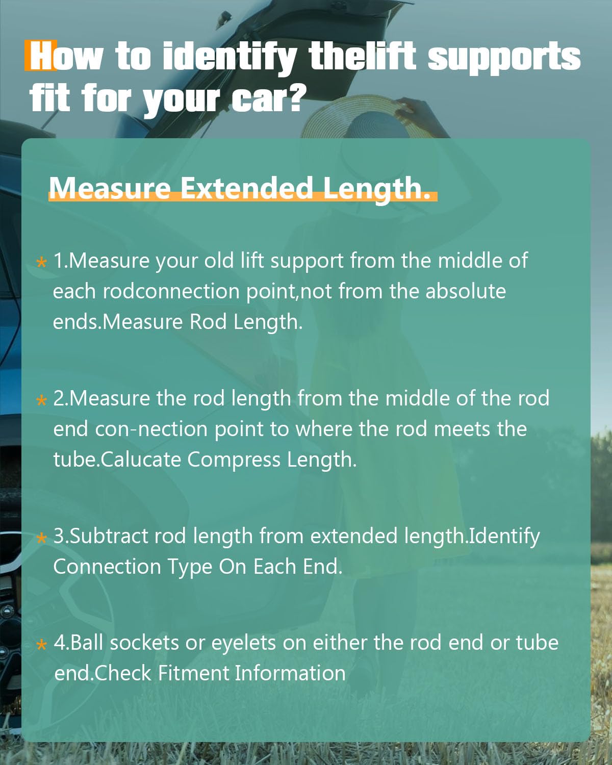 Scitoo Liftgate Lift Supports Replacement Struts Gas Springs Shocks Fit For Nissan Pathfinder 2005-2013