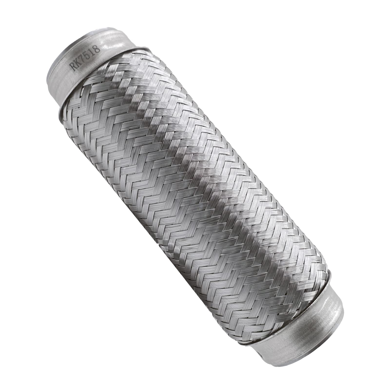 Rp Remarkable Power, Rk7518 Exhaust Flex Pipe 2.5'' X 10'' Heavy Duty Stainless Steel 10''Ol