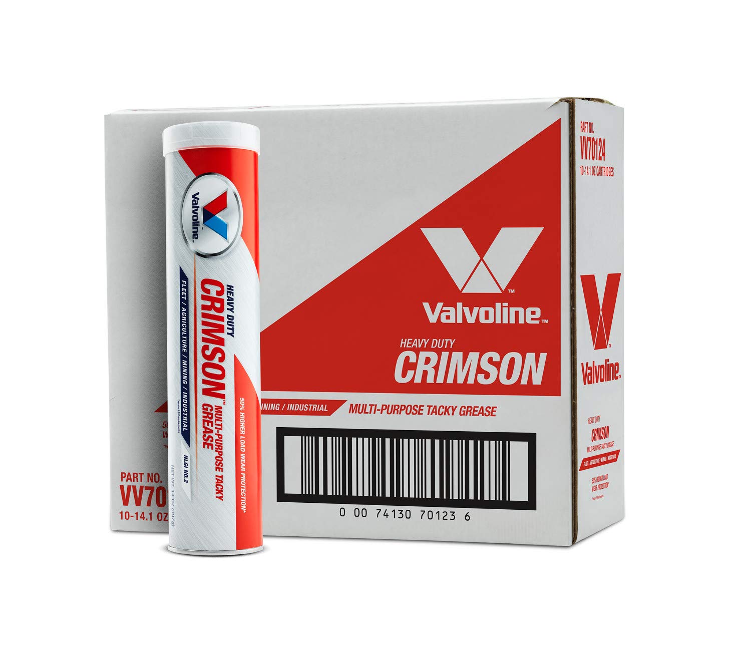 Valvoline Crimson #2 Grease - Cartridge, 14.1 oz