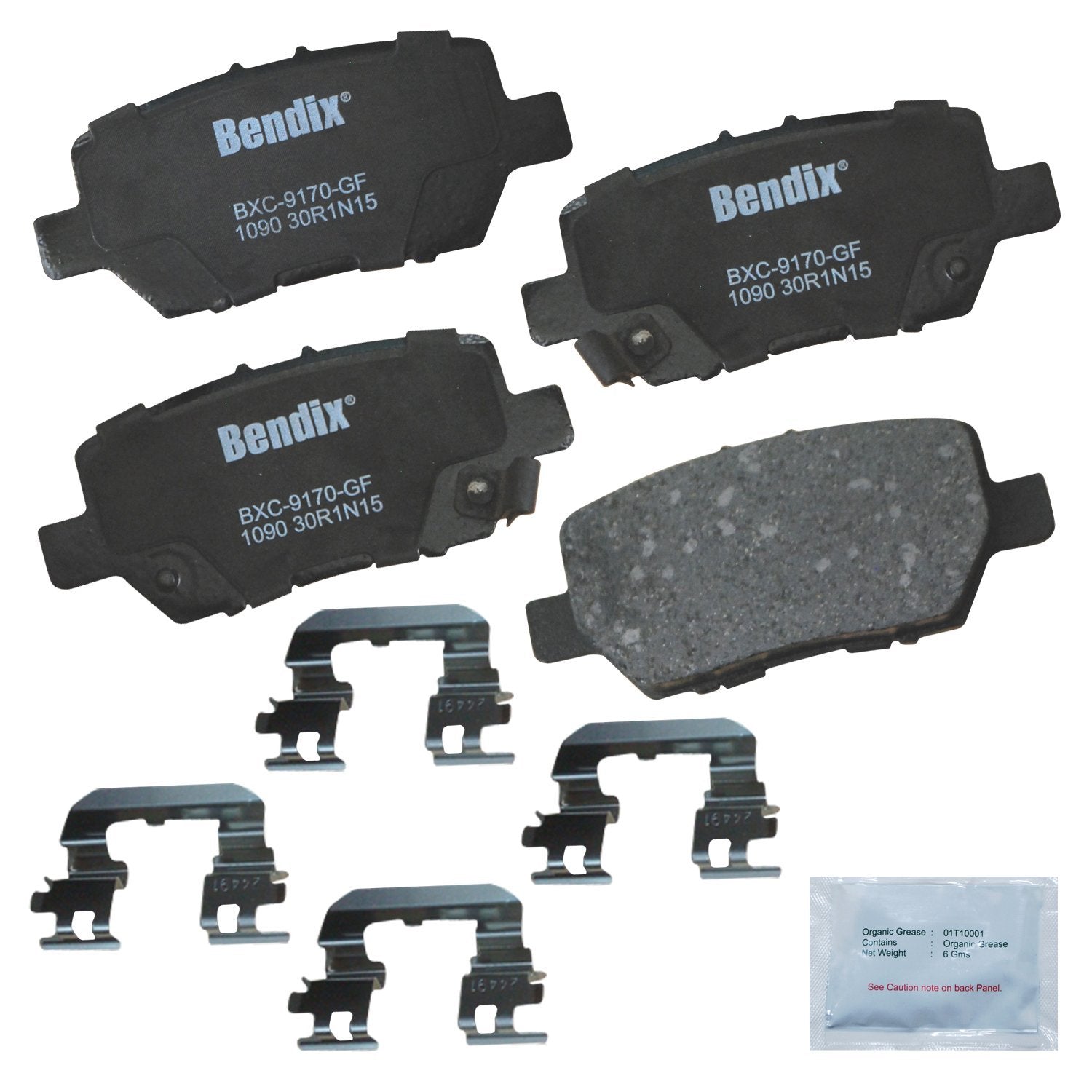 Bendix Priority1 Cfc1090 Ceramic Rear Brake Pads For Acura Rl 2012-2005