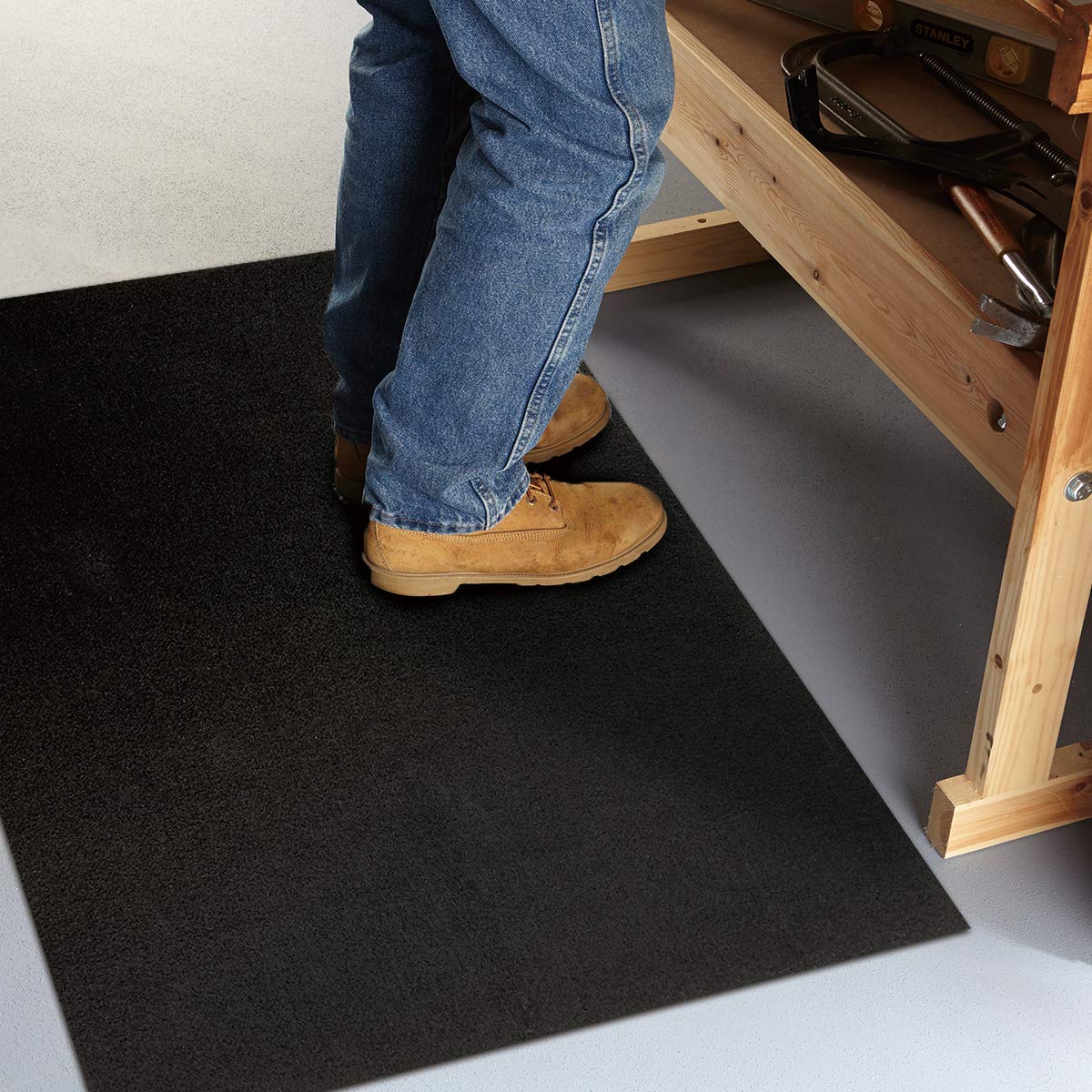 Linla Premium Absorbent Oil Mat Contains Liquid Garage Floor Mat, Reusable, Washable, Protects Garage Floor Or Driveway Surface,