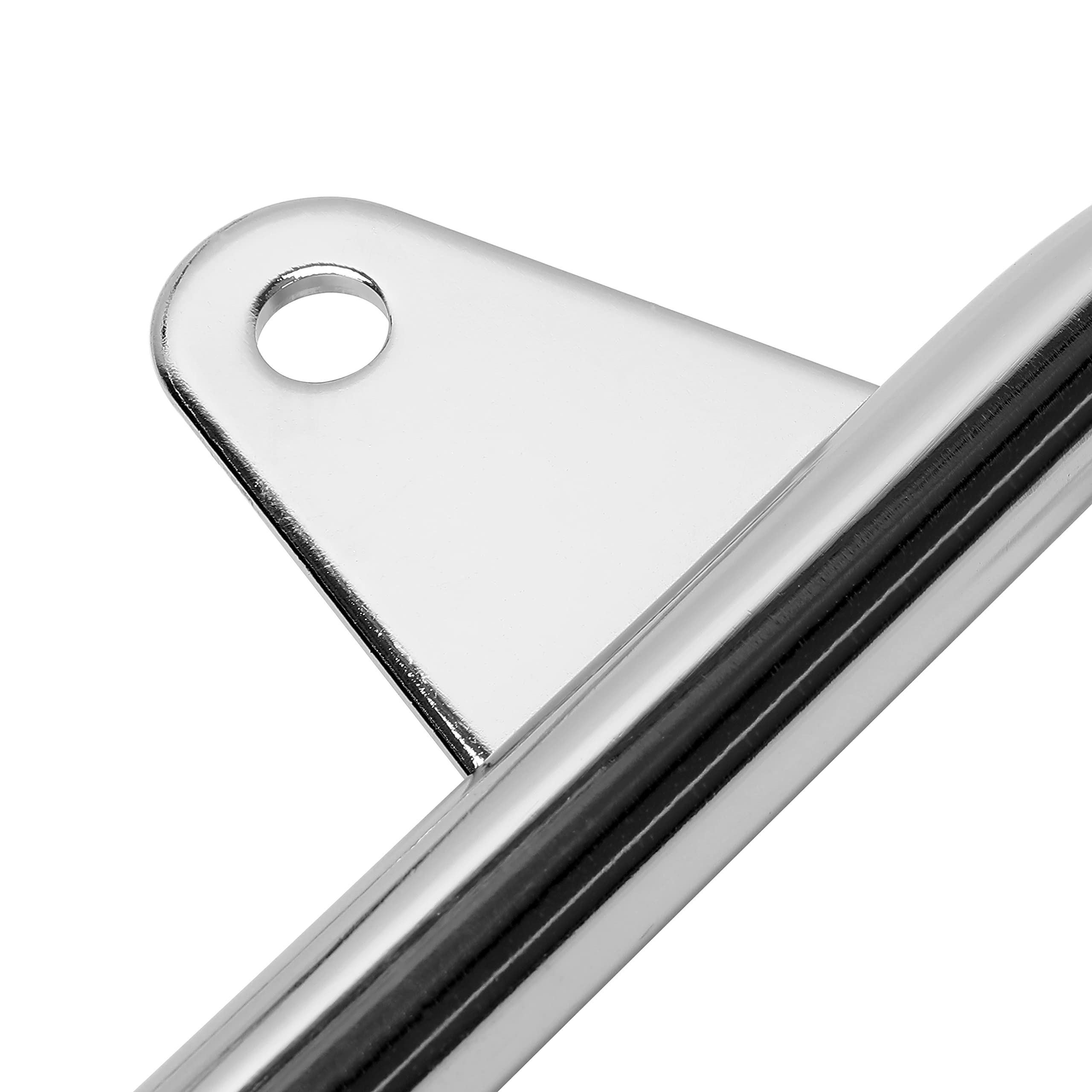 Ecotric Saddlebag Conversion Brackets Mounts Compatible With 1986-2013 Harley Davidson Softail W/Hardware Chrome