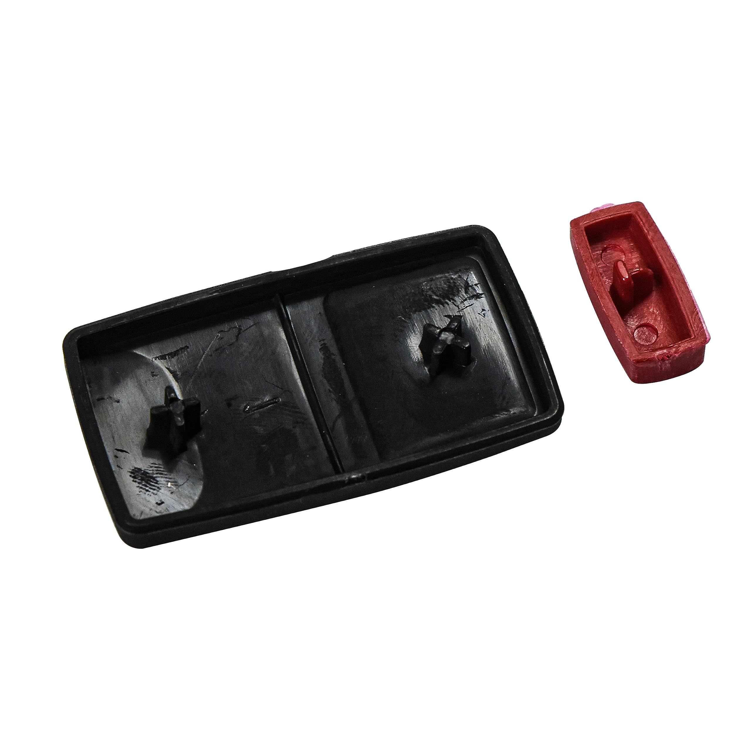 HQRP Key Button pad 2 Buttons + Panica Repair Folding Flip Key FOB Compatible with Seat Ibiza 2002 2003 2004 2005 2006 02 03 04 05 06