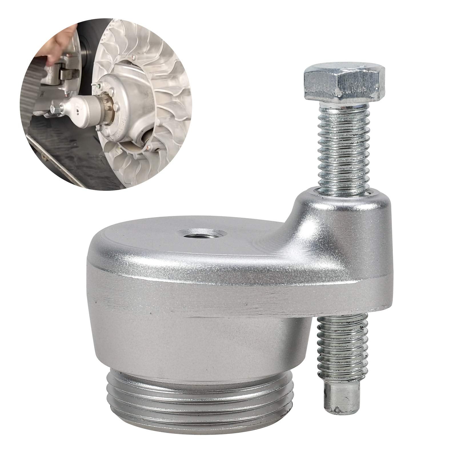 3Mirrors Clutch Spreader Cvt Drive Belt Changing Removal Tool & Separate T30 Torx Wrench Compatible With Can Am Maverick X3 Turbo 2017-2020#708200720 529000088, Silver