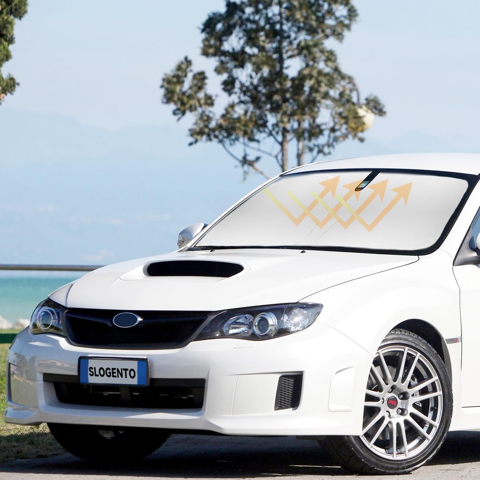 Sun Shade For Impreza Windshield Sunshade For 2017-2023 2024 2025 Subaru Impreza Wrx Sedan Impreza Wrx Hatchback Wrx Sti Accesso