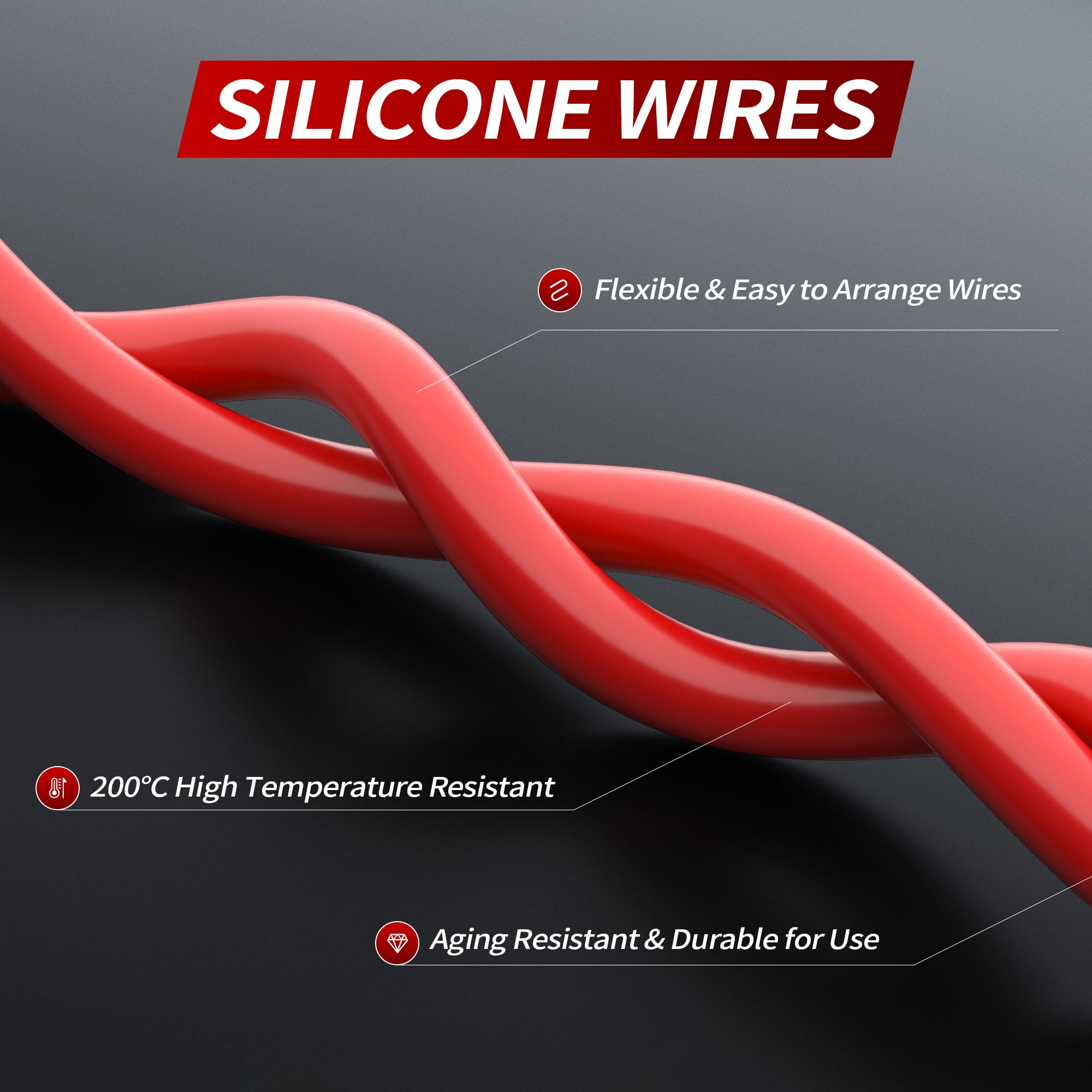 Daiertek 12 Gauge Inline Fuse Holder 12V, Ato/Atc In Line Fuse Holder 12 Volt Waterproof With 30 Amp & 40 Amp Medium Blade Fuse