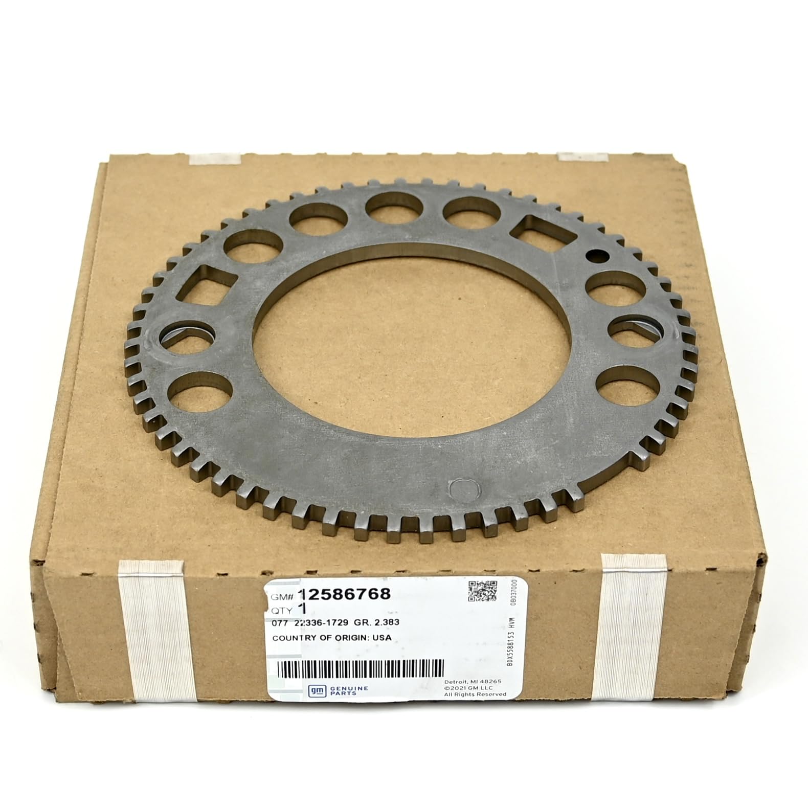 Michigan Motorsports 58X Crankshaft Reluctor Wheel for GM 12586768 - Fits LS2 LS3 L76 L98 LY6 LS4 4.8L 5.3