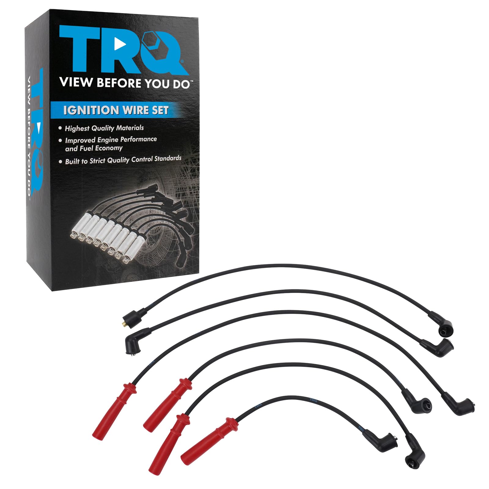 Trq Spark Plug Wire Set Compatible With 79-92 Toyota 4Runner Celica Corona Pickup