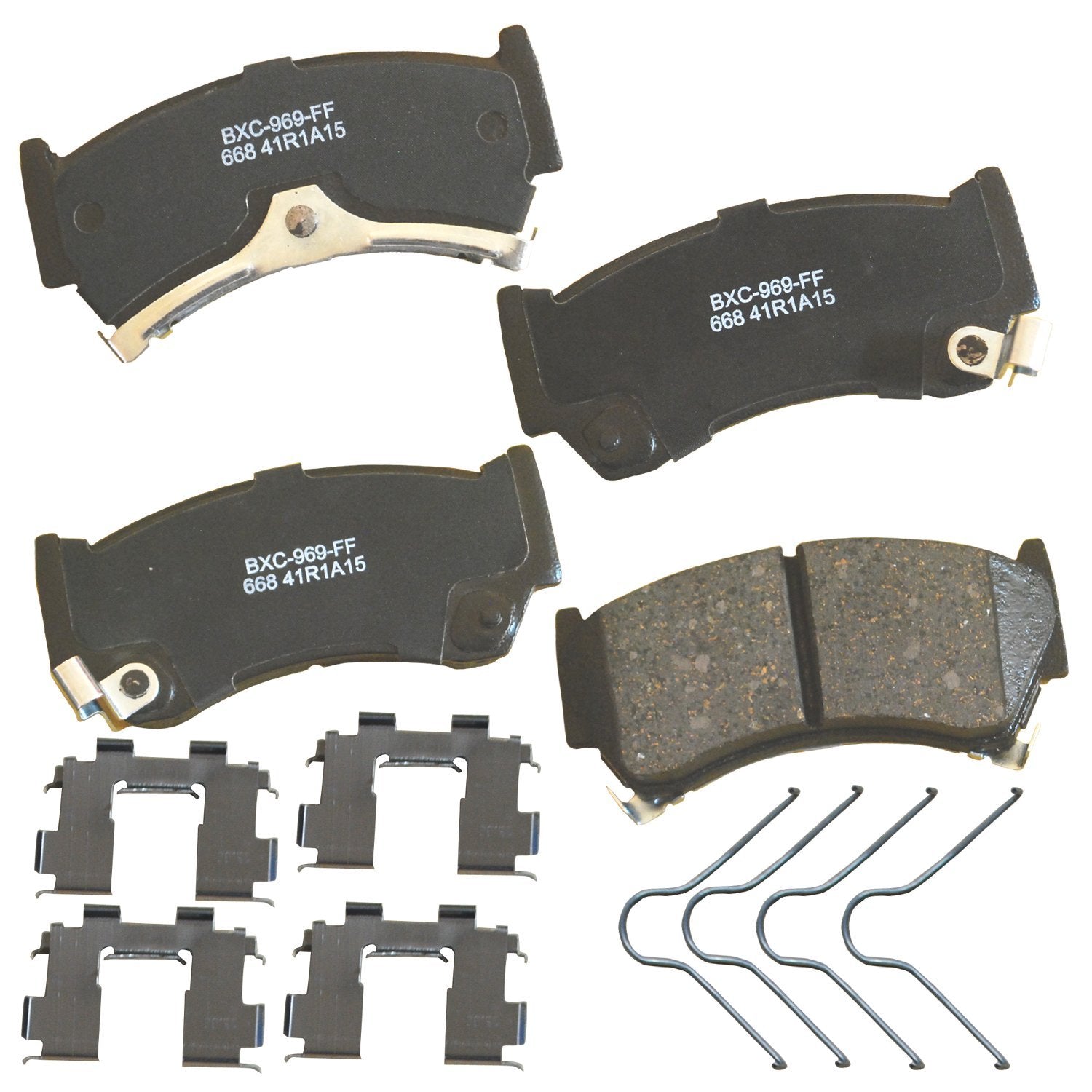 Bendix Premium Sbc668 Ceramic Front Brake Pads For Nissan 200Sx 1998-1995, Lucino 1998-1996, Sentra 1999-1995