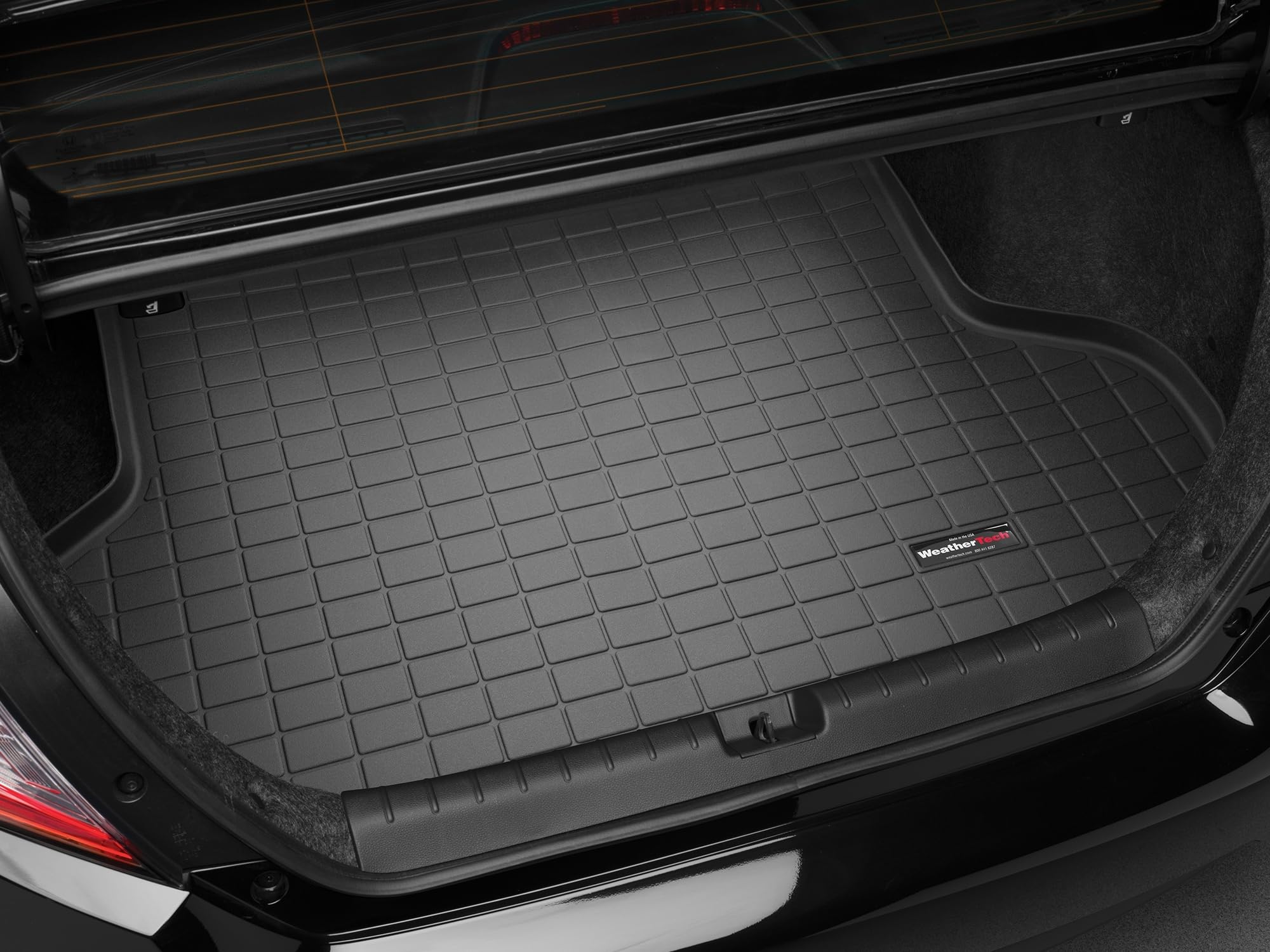 WeatherTech Cargo Trunk Liner for Honda Civic Si, Civic - Trunk (40849) Black