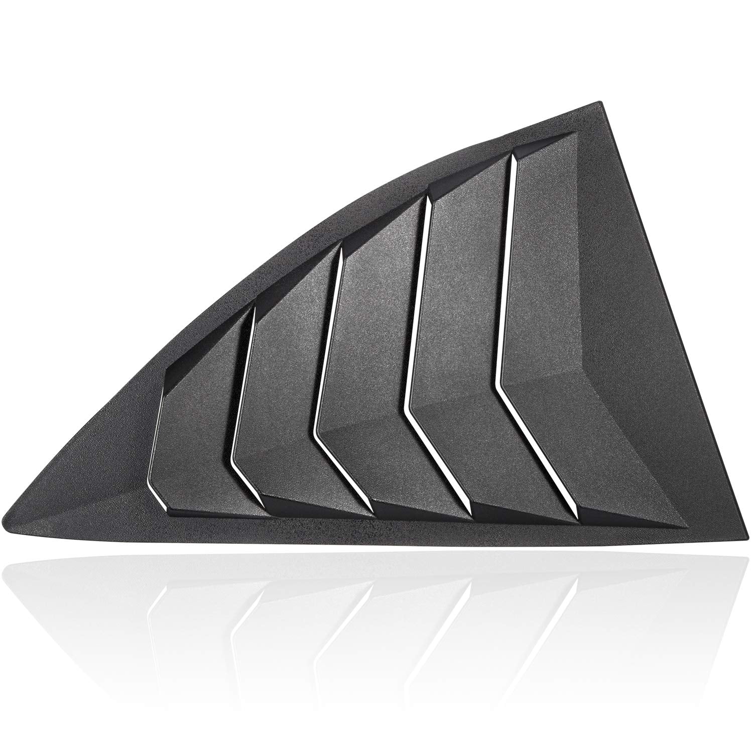 Cumart Side Window Louvers Windshield Sun Shade Cover Lambo Style Matte Black Compatible With Chevrolet Chevy Camaro 2010 2011 2