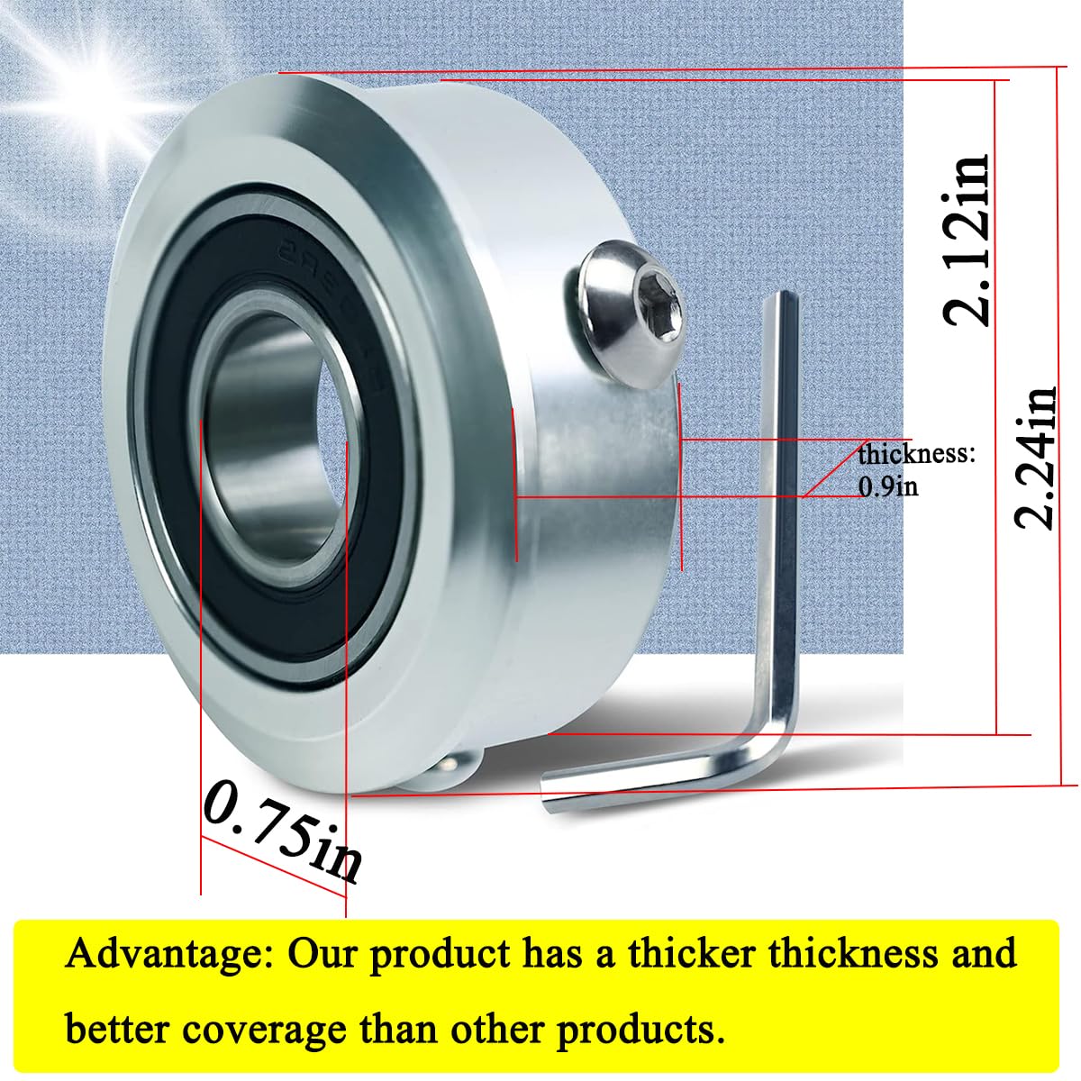 Xtptfabs Lower Steering Column Bearing Compatible With 1966-1972 1973-1979 Ford Trucks F150 F250 And 1976-1979 Broncos