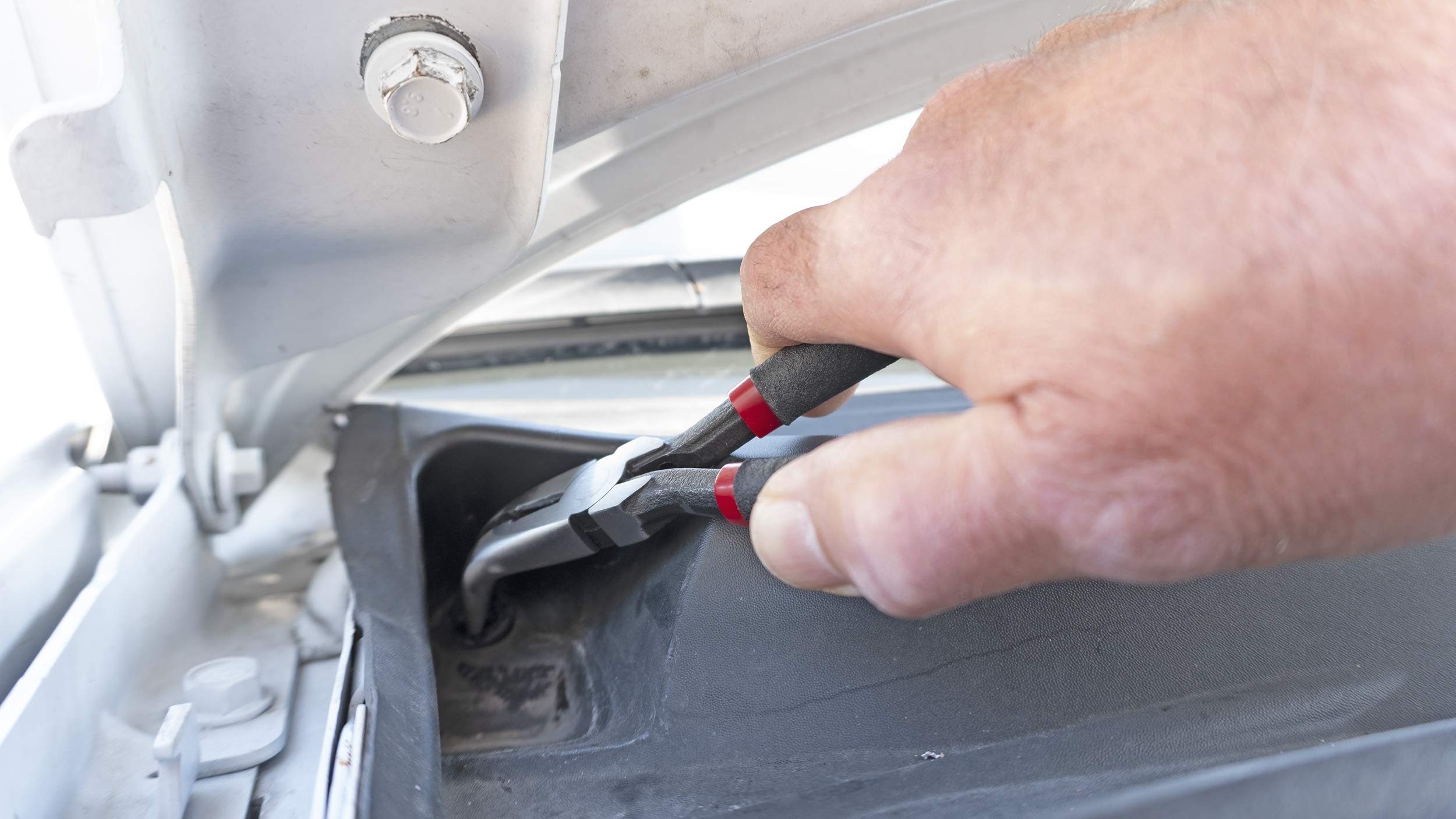 Lisle 42870 Plastic Clip Removal Pliers, 45 Degree