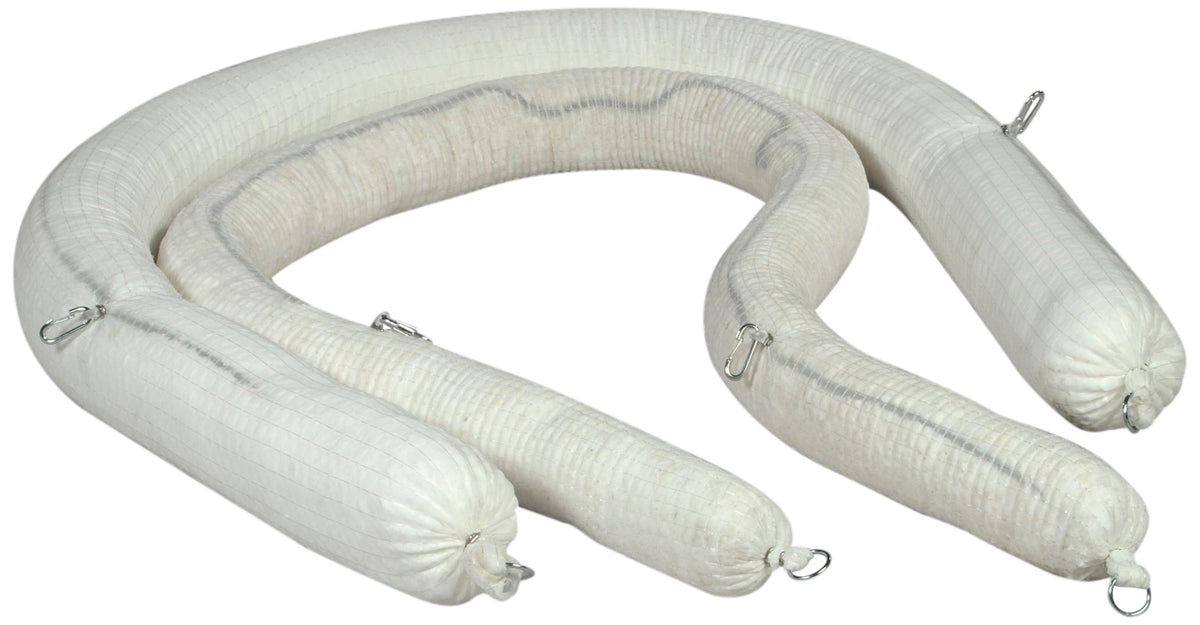 Esp 4Wboom510 Poly-Cellulose Oil Only Super Absorbent Boom, 26 Gallon Absorbency, 5'' Diameter X 10' Length, White (Case Of 4)