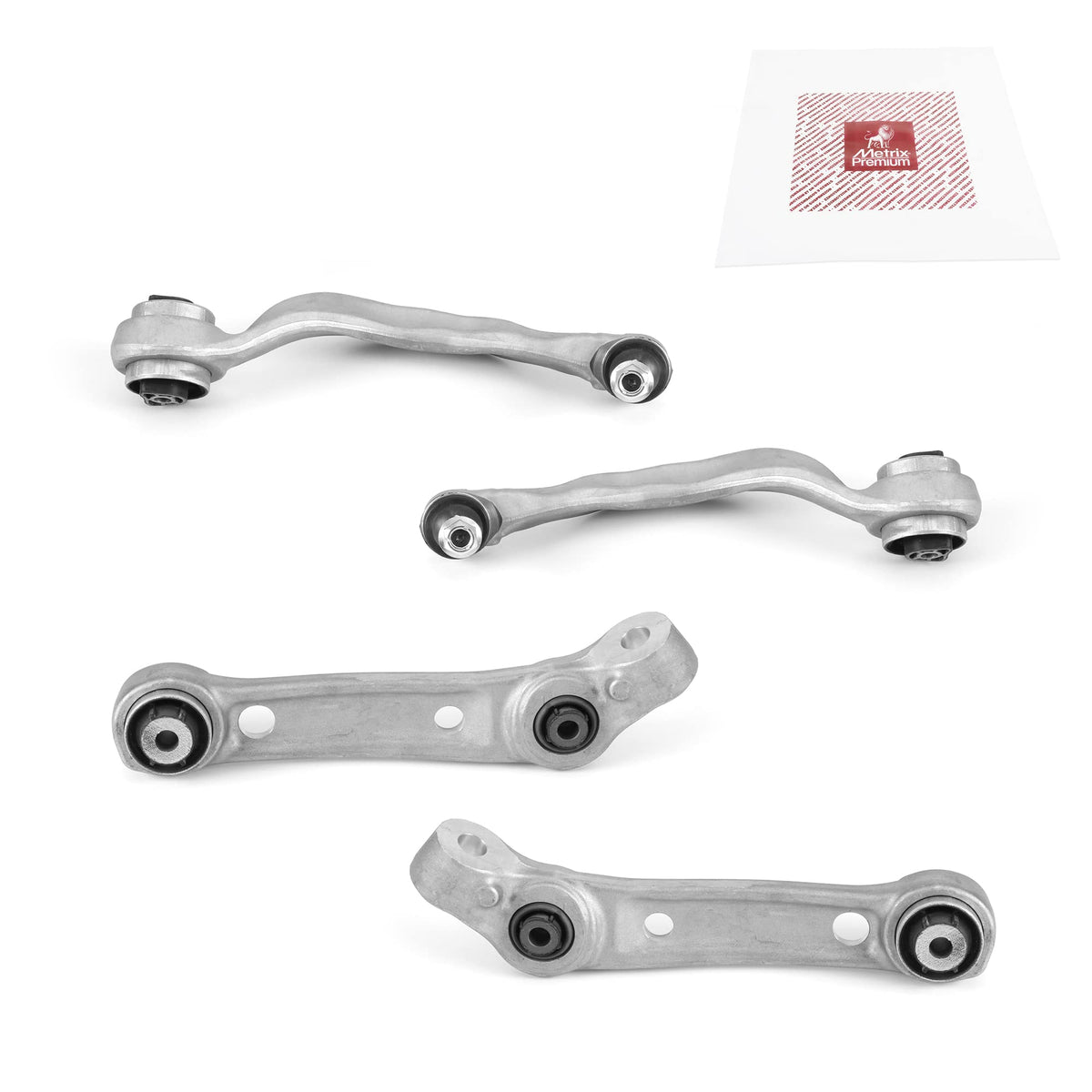 Metrix Premium Chassis Parts - 4 Pc Lower Forward & Rearward Control Arm Kit Fits 2018-2022 Bmw 530E Xdrive, Replacement 527-394