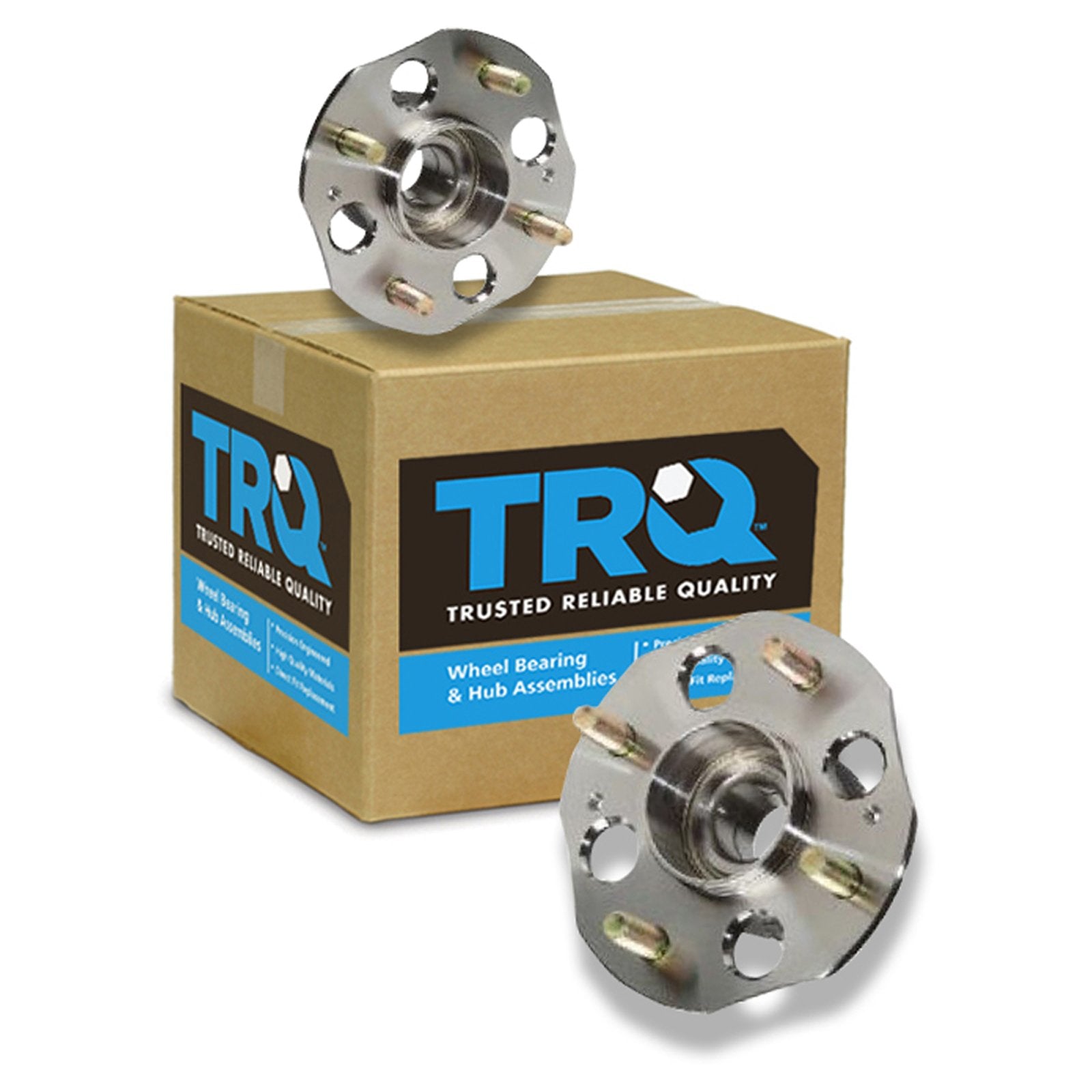 Trq Rear Wheel Hub Bearings Assembly Set Compatible With 1994-1997 Honda Accord
