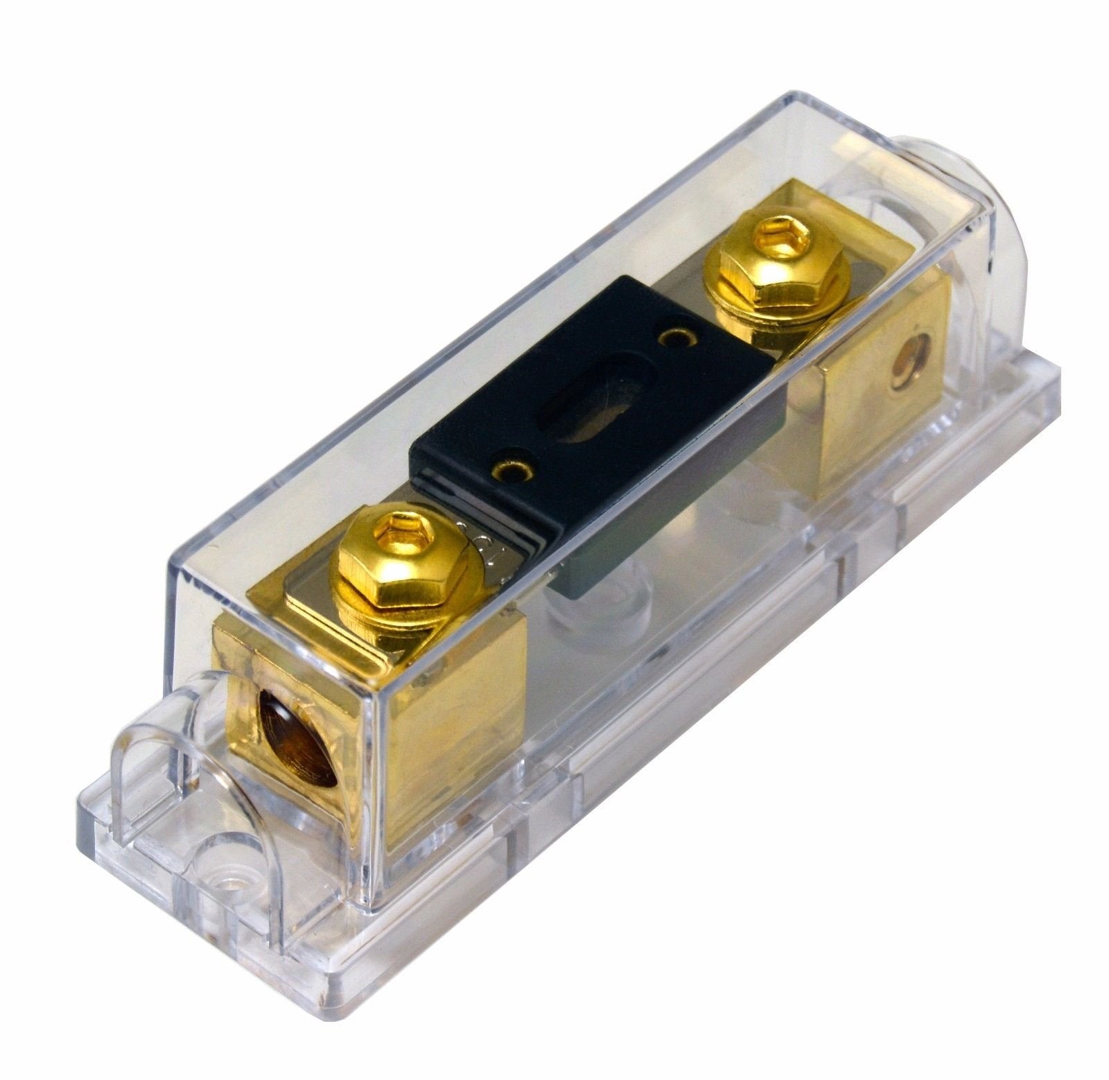 Voodoo 350 Amp Anl Fuse - Gold Holder 1/0 0 Gauge No Terminals Needed