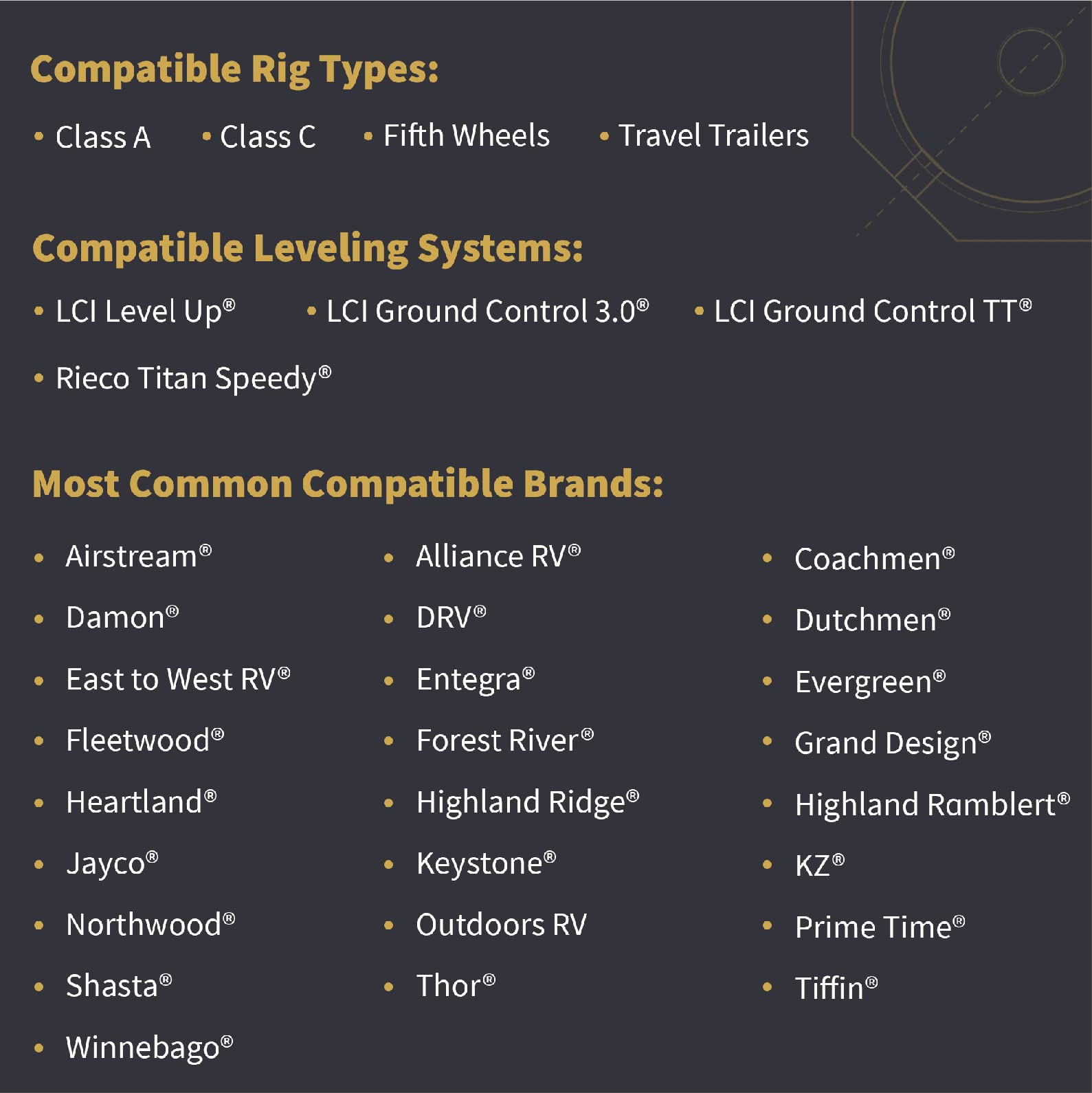 Snappad Xtra (4-Pack) | Four-Point Rv Leveling System Featuring 9” Round Jack Feet | Adds 61% Additional Surface Area For Stability, 5 Lbs Per Pad & 11” Total Width | Must-Have Rv Accessories