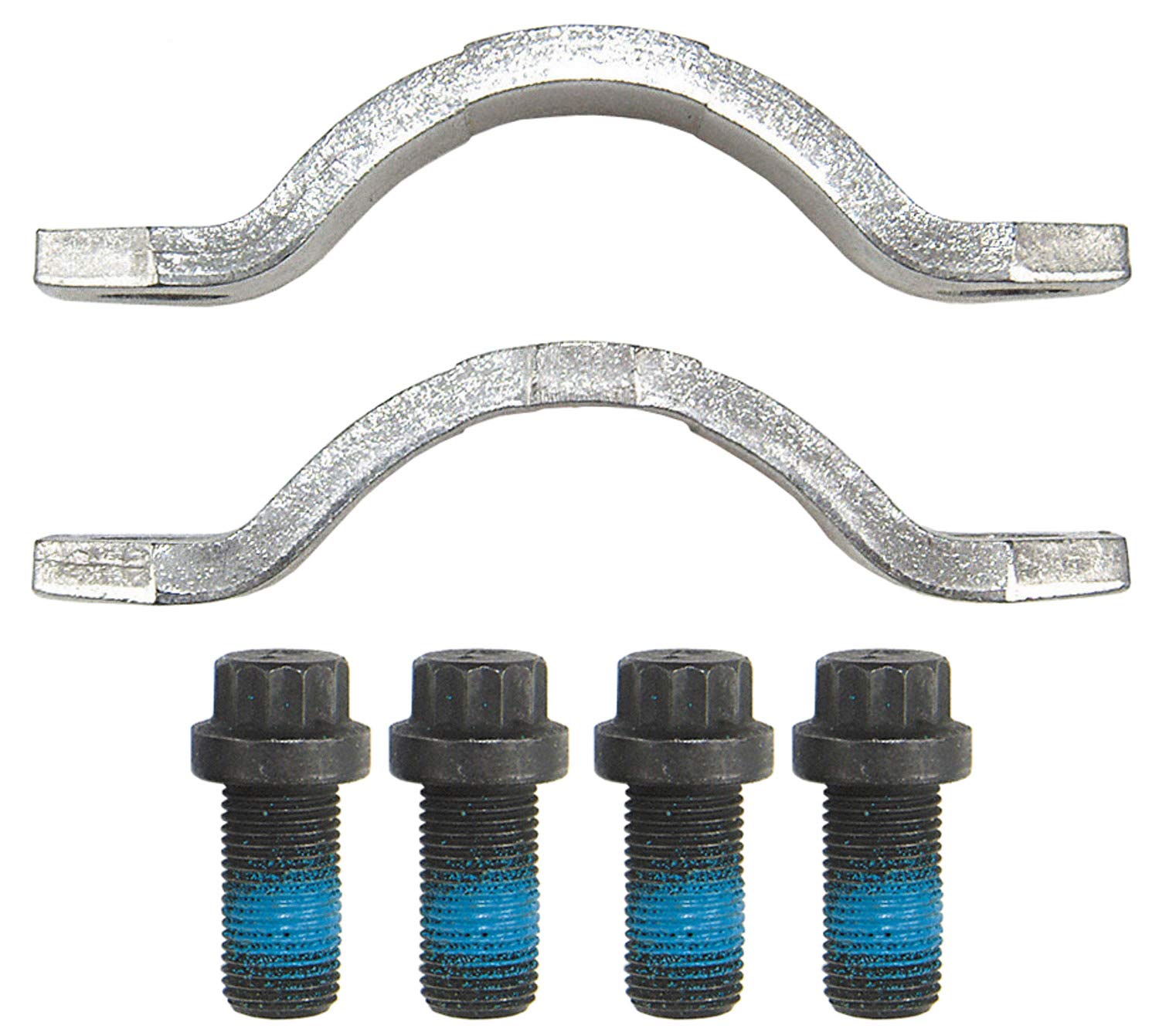 MOOG 475-10 Universal Joint Strap Kit for For U-Joint 475; Contains 2 2.5'' Bolt Center Clamps & 4 3/8''-24 x 3/4'' 12-pt Cap Sc