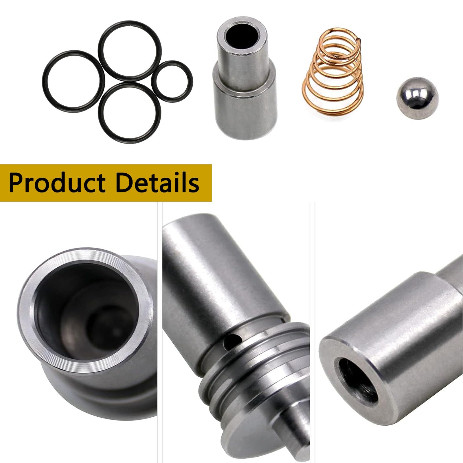 STL010 Cooler Flow Bypass Valve Kit Upgrade Compatible With Cadillac Chevy Transmission 2014-Up GM 6L80 6L90, 2016-Up 8L90 8L80