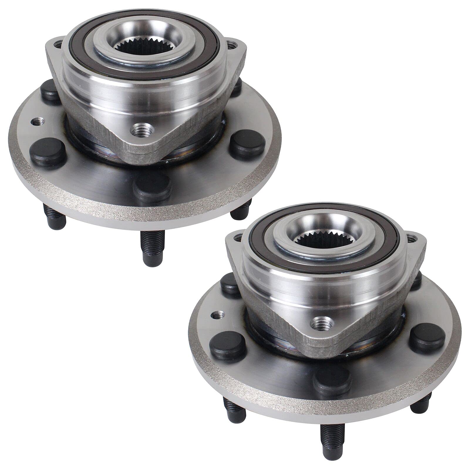 Parod Pair 513277 Wheel Bearing And Hub Assembly Front/Rear Compatible With 08-17 Buick Enclave, 09-17 Chevy Traverse, 07-16 Gmc Acadia, 07-10 Saturn Outlook 6 Lugs W/Abs