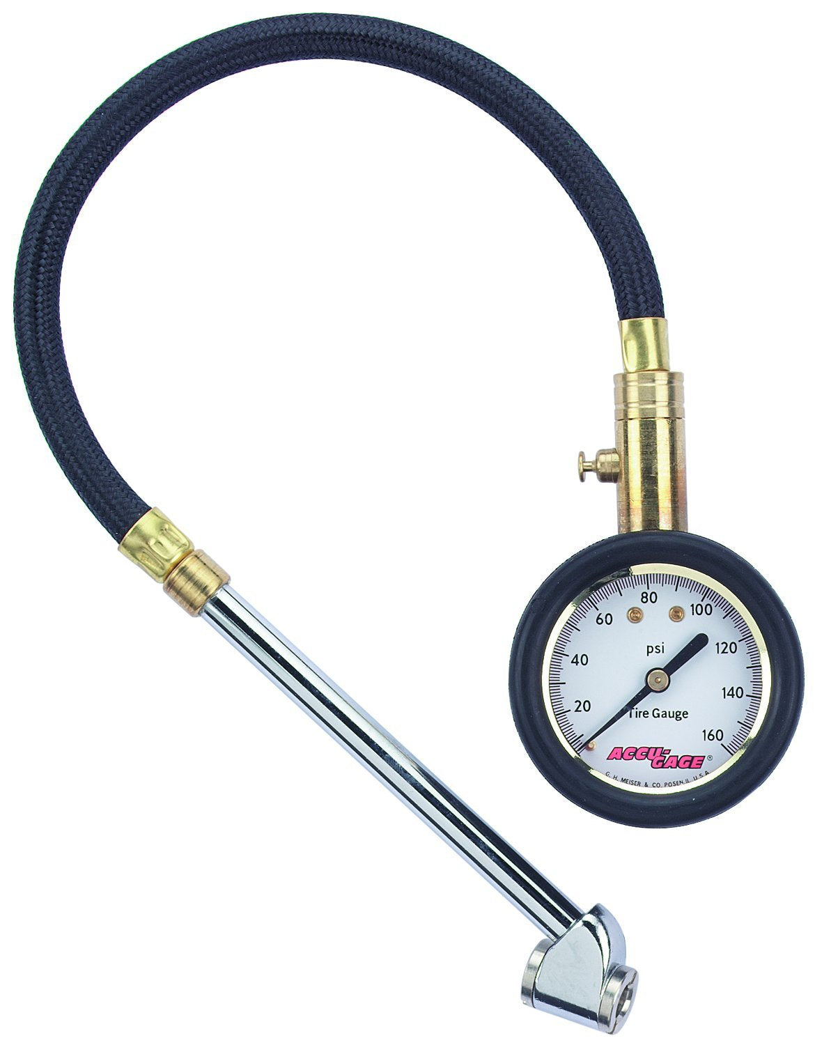 Tru-Flate (17-555 10-160 Psi Dial Truck Tire Gauge