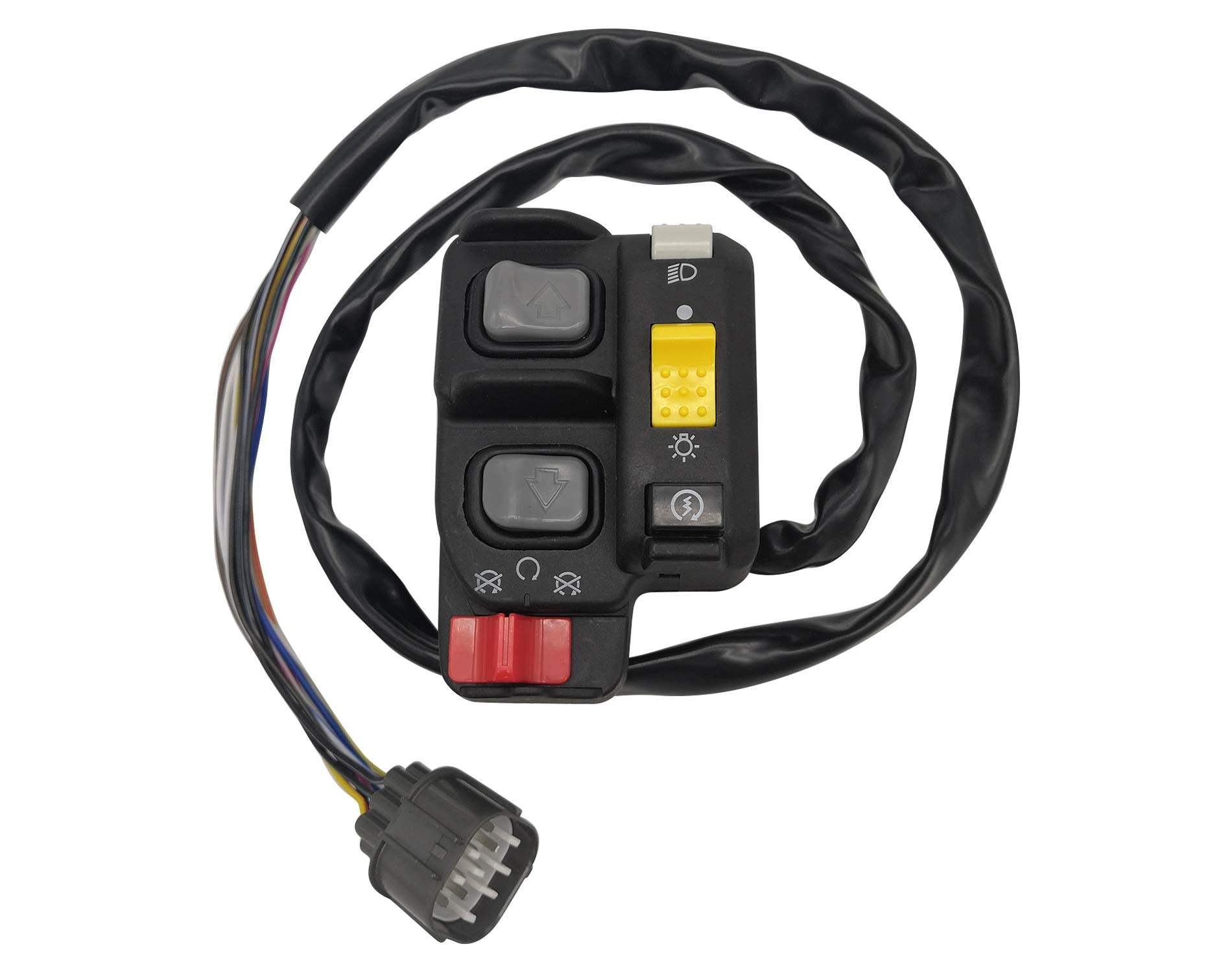 M MATI Handlebar Control Electric Shift Start Stop Headlight Switch for Honda ATV TRX350FE TRX350TE TRX400FA TRX400FGA TRX500FA 