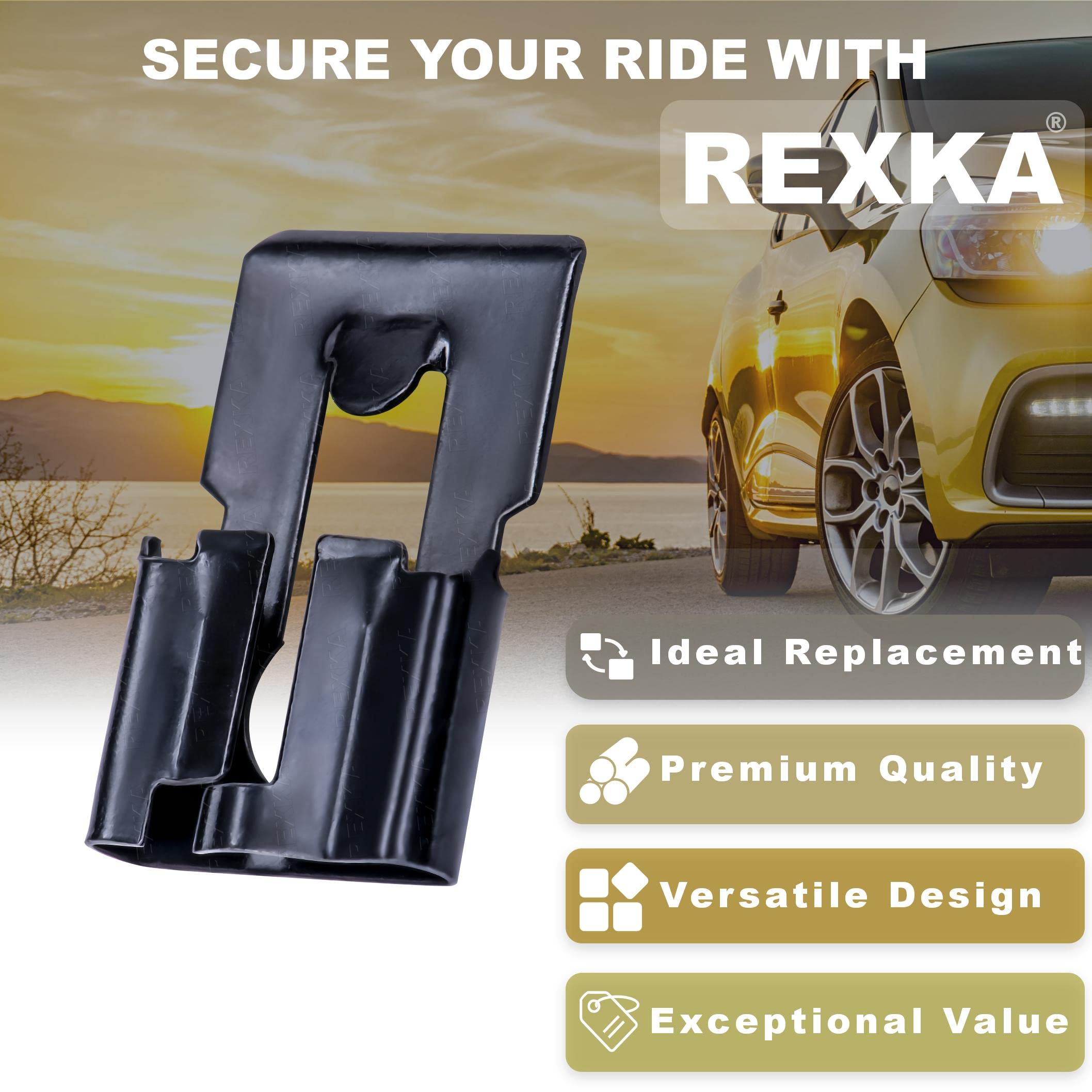 Rexka 15Pcs Door Lock Tailgate Handle Rod Clips For Gm Gmc Buick Chevrolet Oldsmobile 3998009, 9711304 1956-On