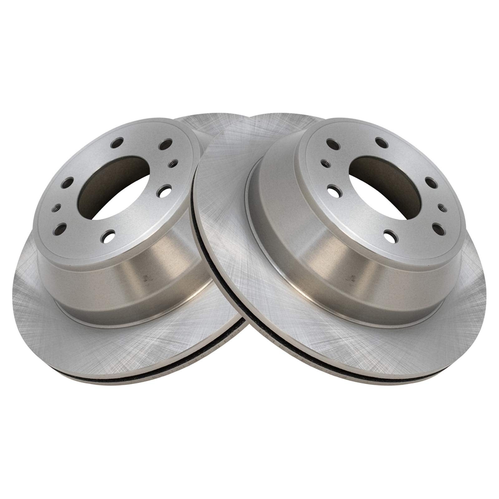 Trq Rear Metallic Brake Pad & Rotor Kit Compatible With Trailblazer Envoy Bravada