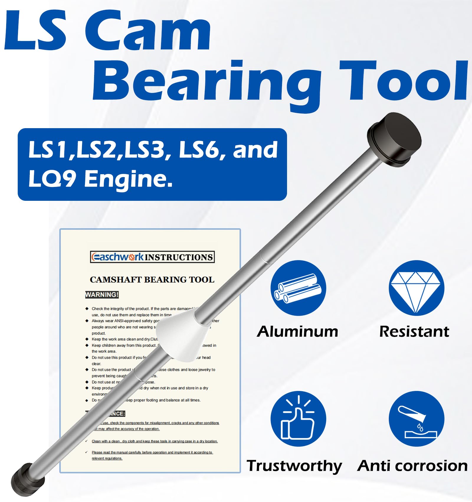 Cam Bearing Installation Tool Cam Bearing Install Tool With Storage Box Compatible With Ls Engine Ls1 Ls2 Ls3 Ls6 Lq9, Patented