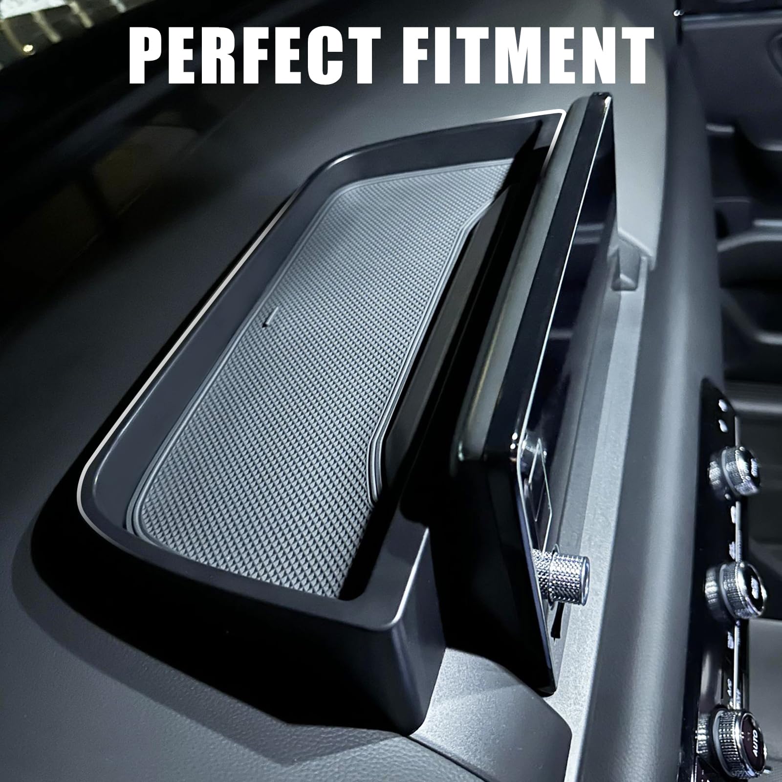 Muslogy For Pilot 2023 Center Console Organizer & Dash Storage Tray & Magnet Armrest Hidden Storage Compartment 3Pcs Set Compati