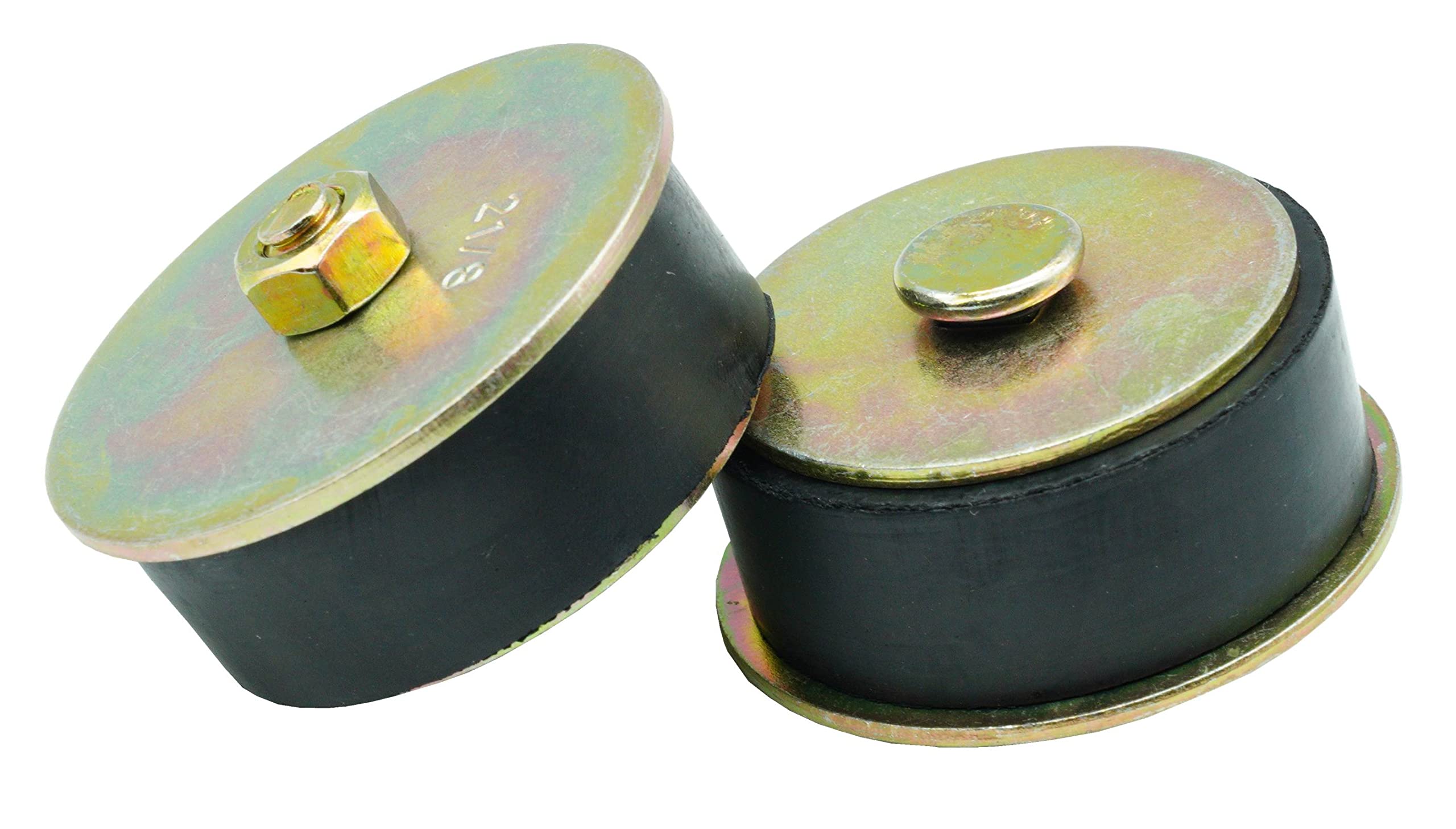 Dsnaduo Neoprene Expansion Plug (2-1/8 inch to 2-1/4 inch) 53mm - 57mm-2 Pack Rubber Freeze Plug
