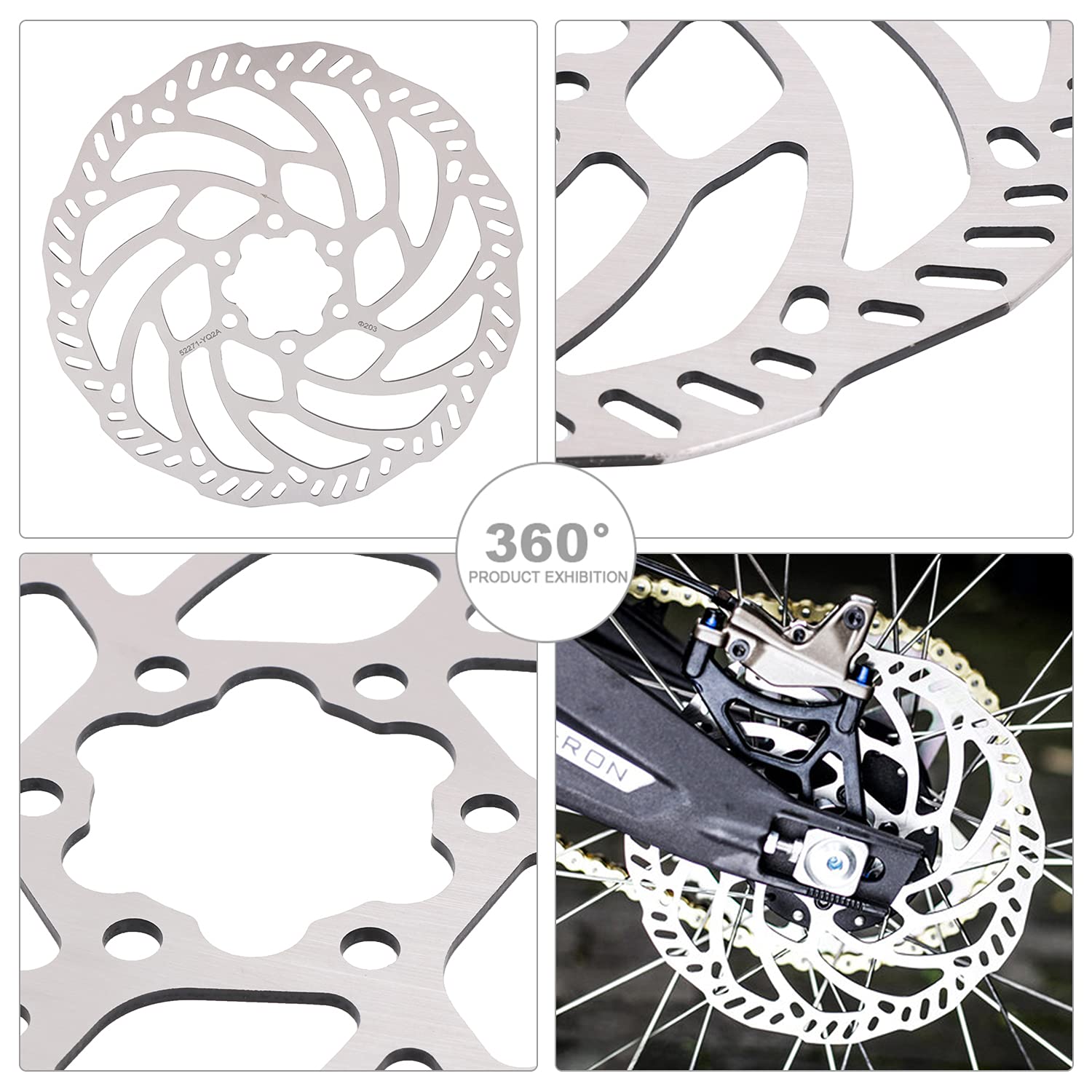 Jfg Racing Sur Ron Rear Brake Disc,Dirt Bike Rear Brake Disc For Electric Bike Light Bee/Surron/Sur-Ron/Sur Ron X/Sur Ron S/X160/X260
