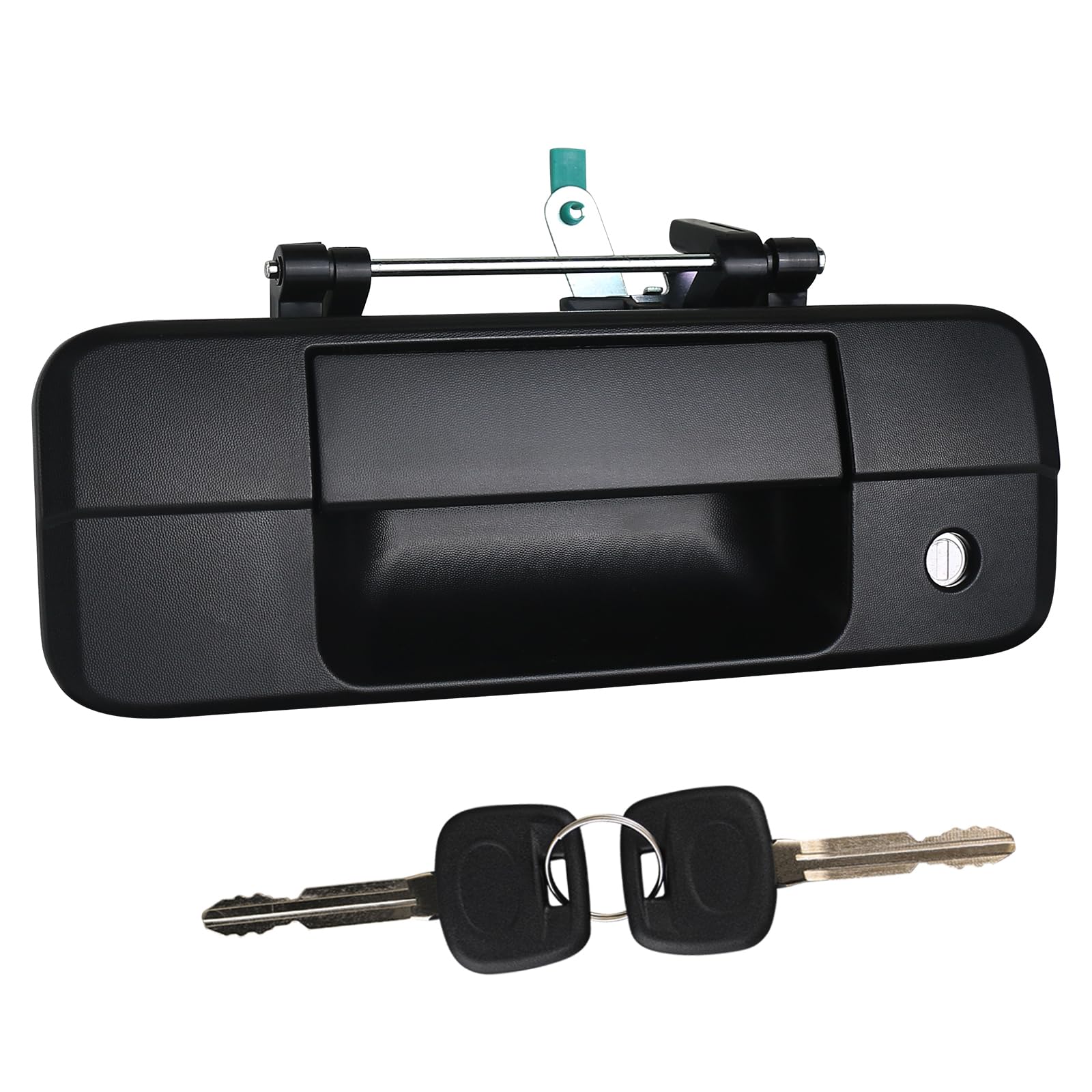 omoZone Tailgate Handle Liftgate Latch Handle with Key Lock Cylinder Compatible with 2007-2013 Toyota Tundra Replaces 69090-0C04