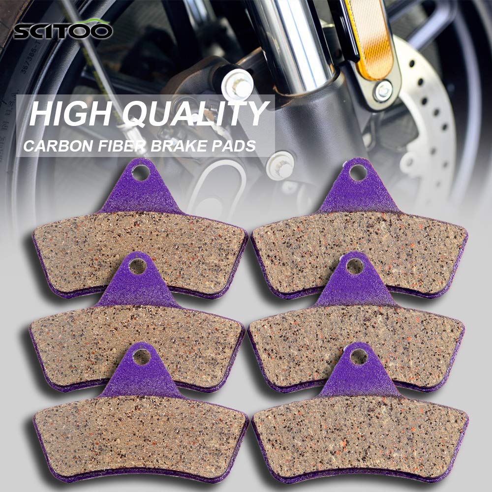 Front+Rear Carbon Brake Pads For Arctic-Cat 500 4X4 1998-2002 1999 2000