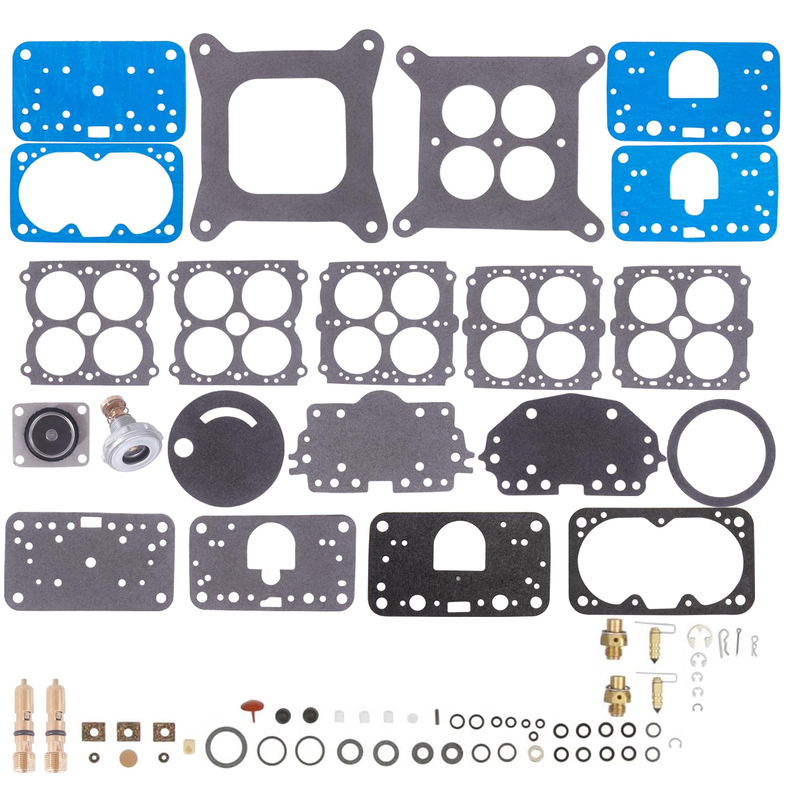 37-119 Carburetor Rebuild Kit for Holley 37-119 fit 390-750 cfm 3906 0750 1841849,1850,3310, 6619,6909,8007,9834,80457,80463,805