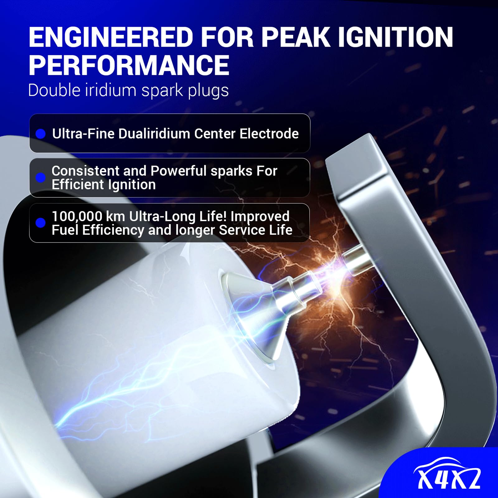Uf624 Ignition Coil & 97390 Double Iridium Spark Plug For Acura 10-13 Mdx,13-15 Rdx,10-13 Zdx/Honda 09-15 Pilot,09-14 Ridgeline