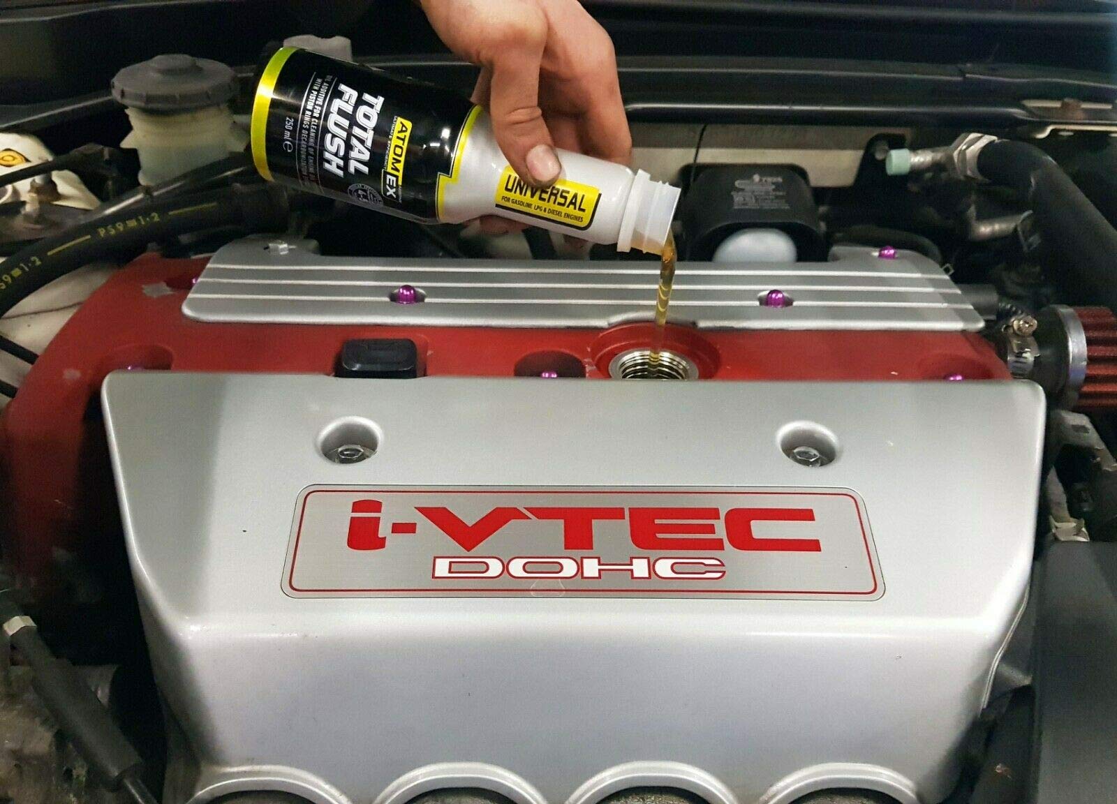 Xado Engine Oil System Cleaner With Anti-Carbon Effect - Removes Contamination & Engine Sludge - Atomex Total Flush Revitalizant