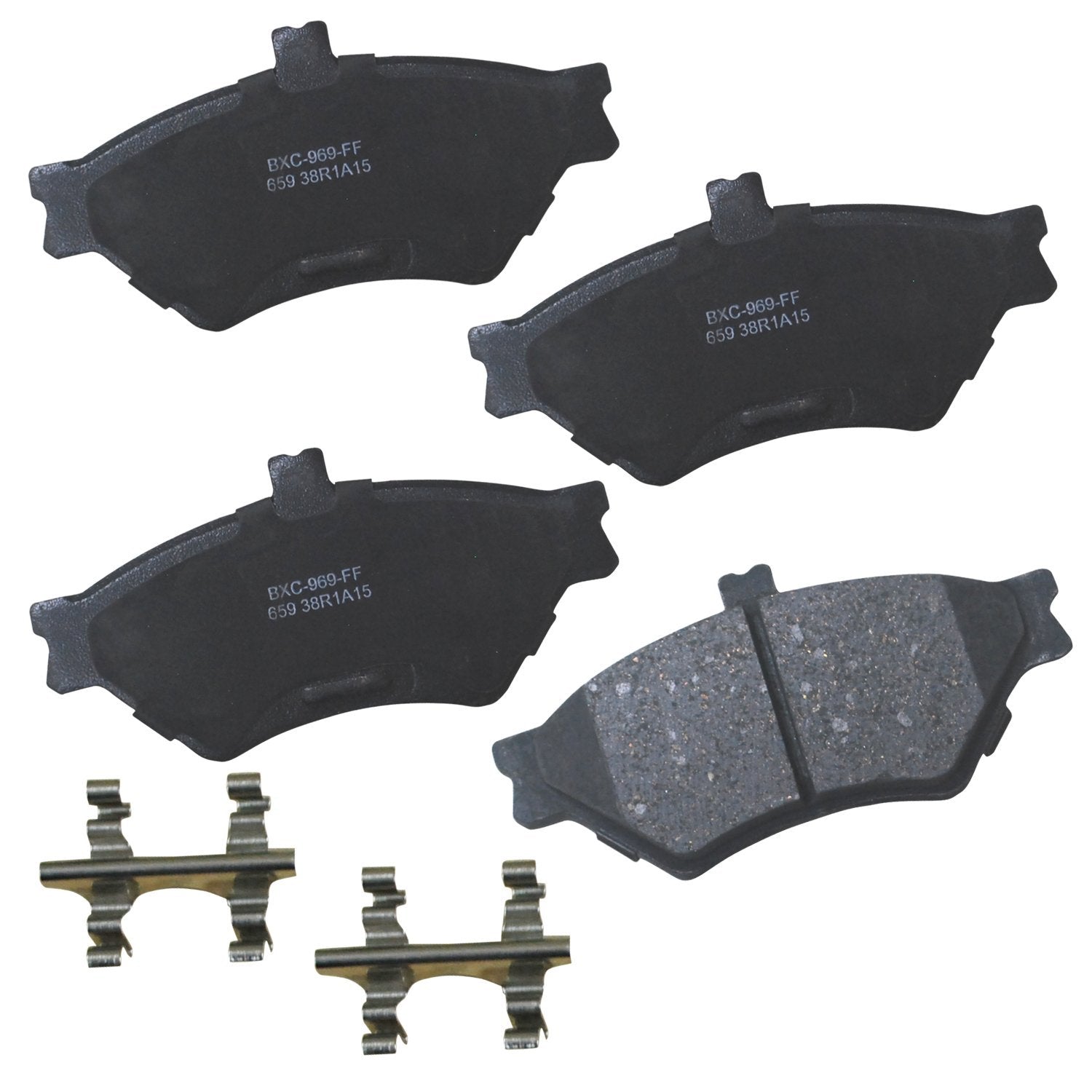 Bendix Premium Sbc659 Ceramic Front Brake Pads For Ford Crown Victoria 1997-1995, Grand Marquis 1997-1995, Lincoln Town Car 1997